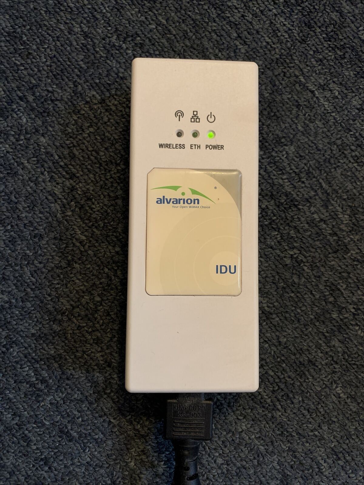 Alvarion PoE Universal AC Power Adapter 03345B5555  55V 1A Ethernet Injector