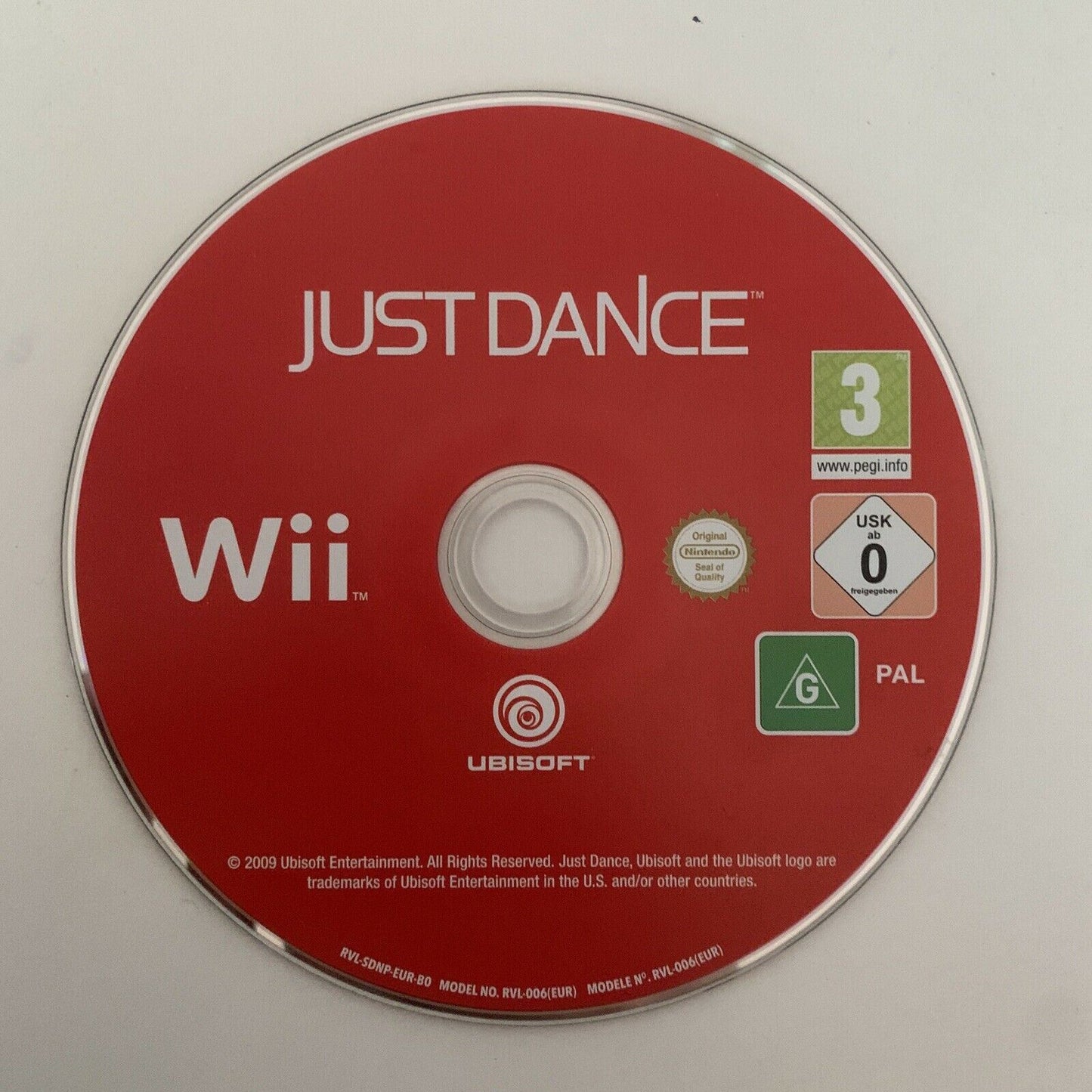 Just Dance - Nintendo Wii PAL Game