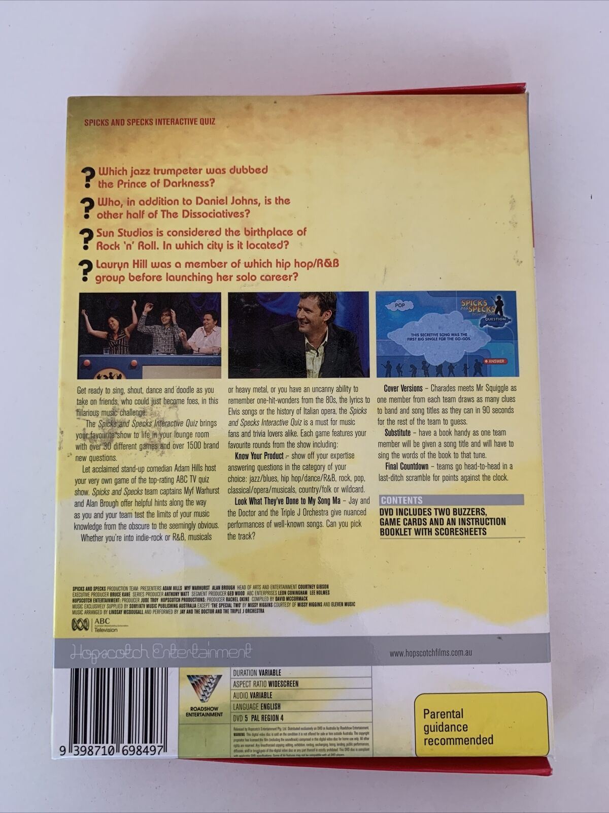 Spicks And Specks - Interactive Quiz (DVD) Region 4