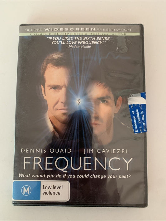 *New Sealed* Frequency (DVD, 2000) Dennis Quaid, Jim Caviezel.  Region 4