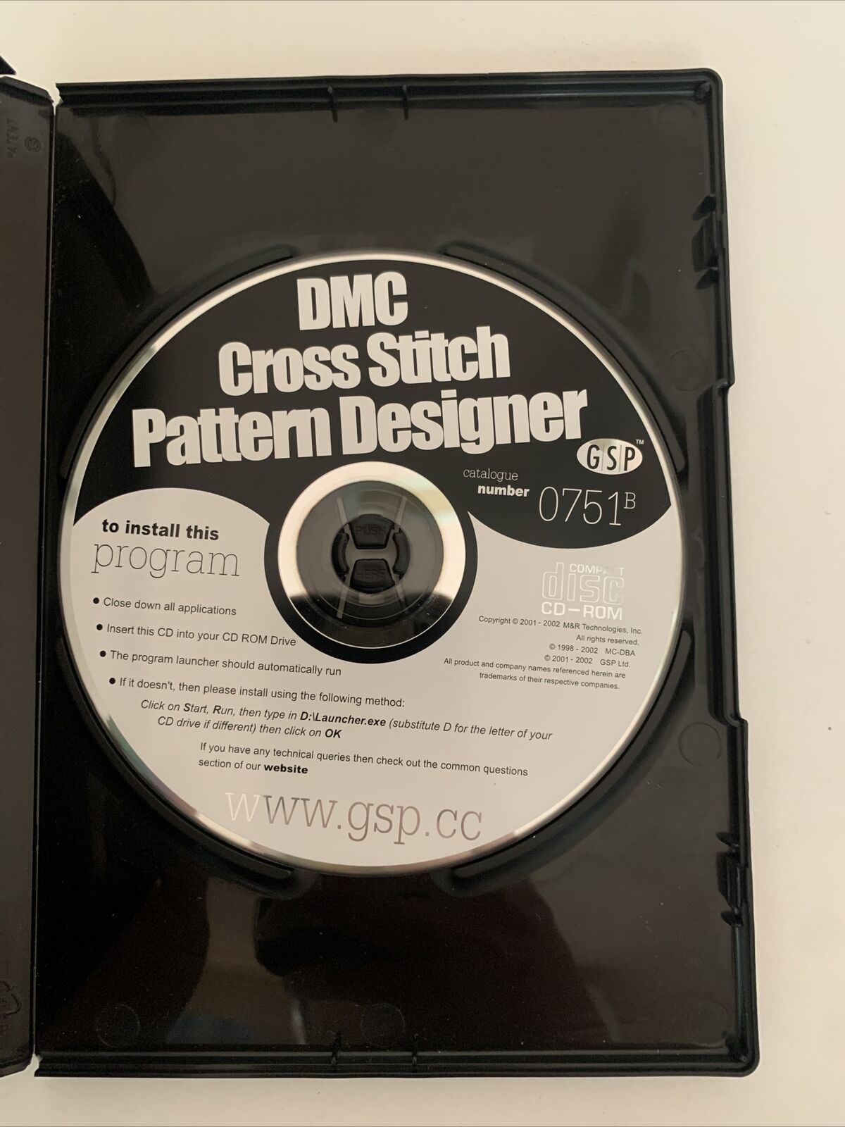 DMC Cross Stitch Pattern Designer - PC Windows CD-ROM – Retro Unit
