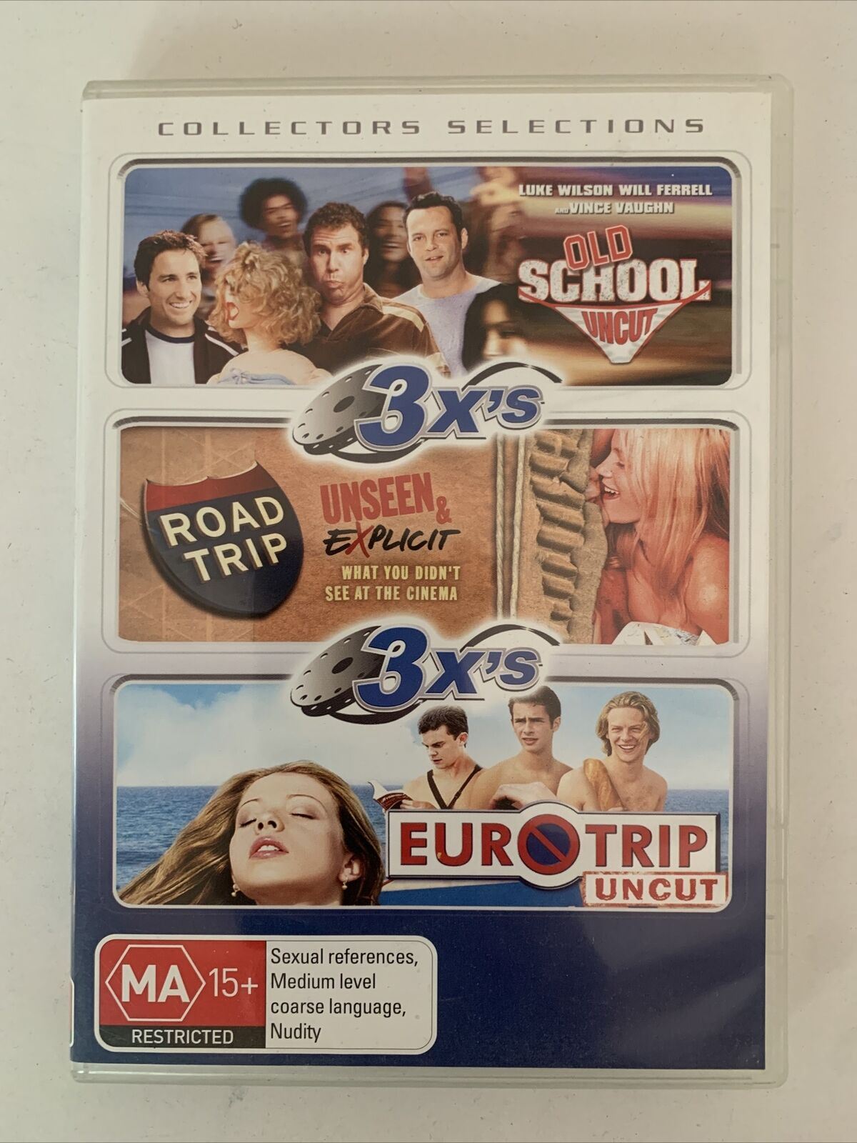 EuroTrip (Uncut) / Old School (Uncut) / Road Trip­ [Unseen and Ex (DVD) Region 4