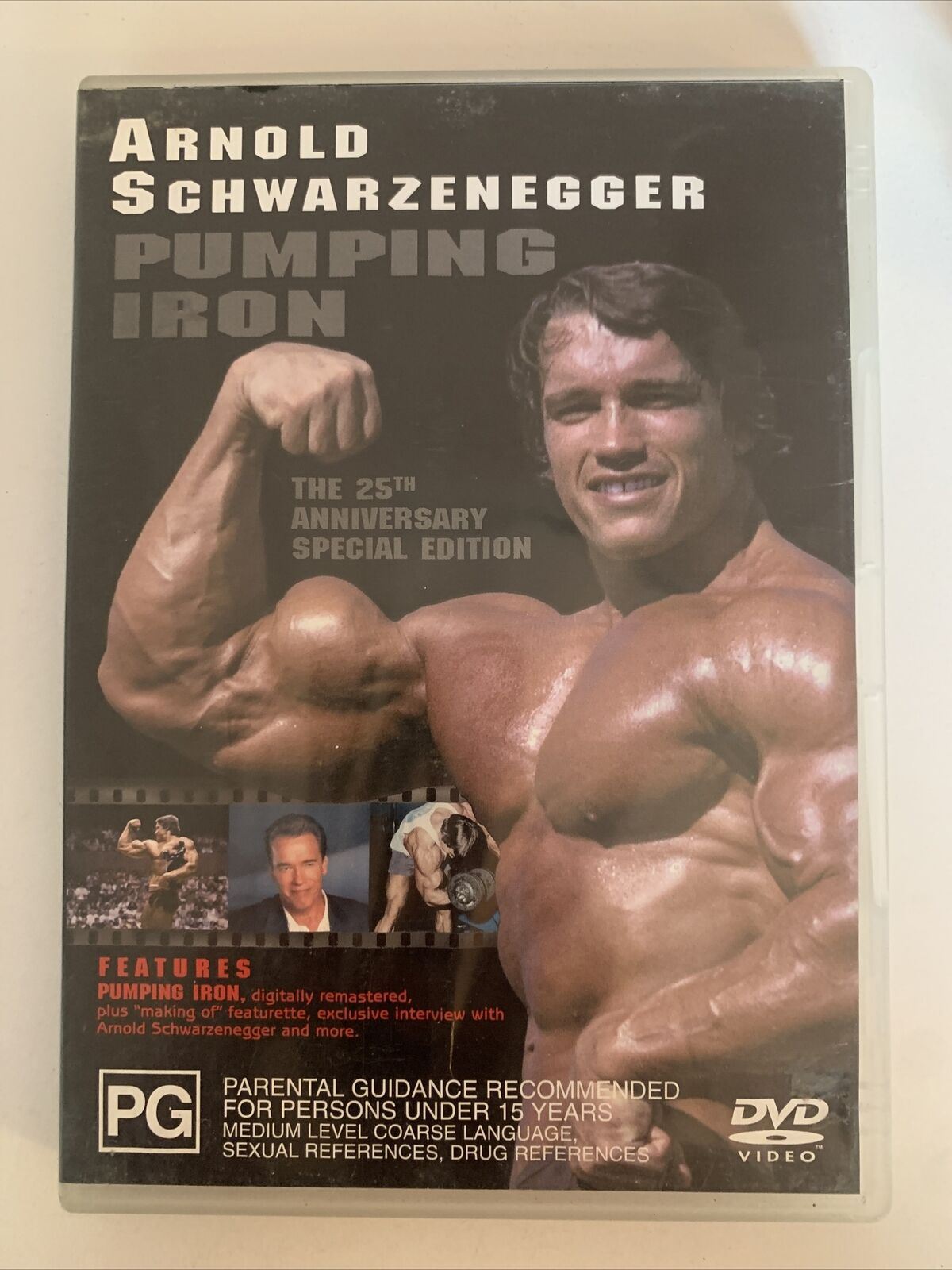 Pumping Iron - Special Edition (DVD, 1977) Arnold Schwarzenegger. Region 4,2