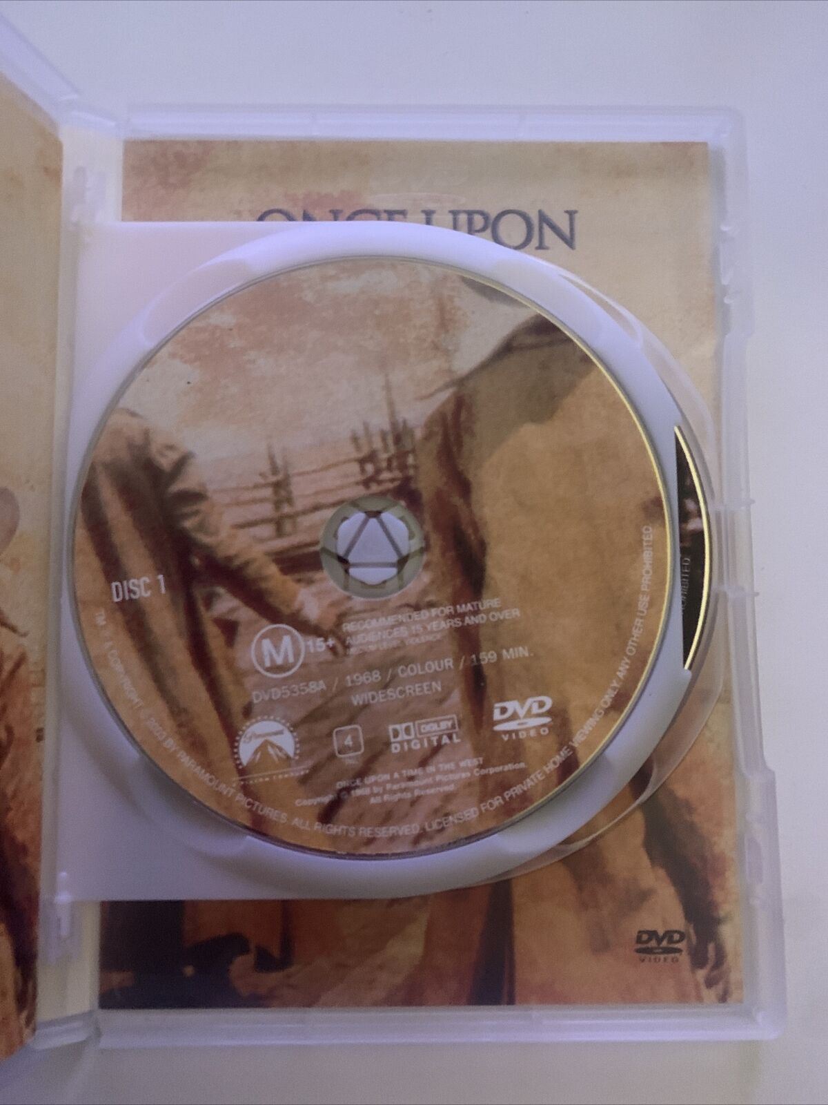 Once Upon A Time In The West (DVD, 1968, 2-Disc Set) Charles Bronson. Region 4