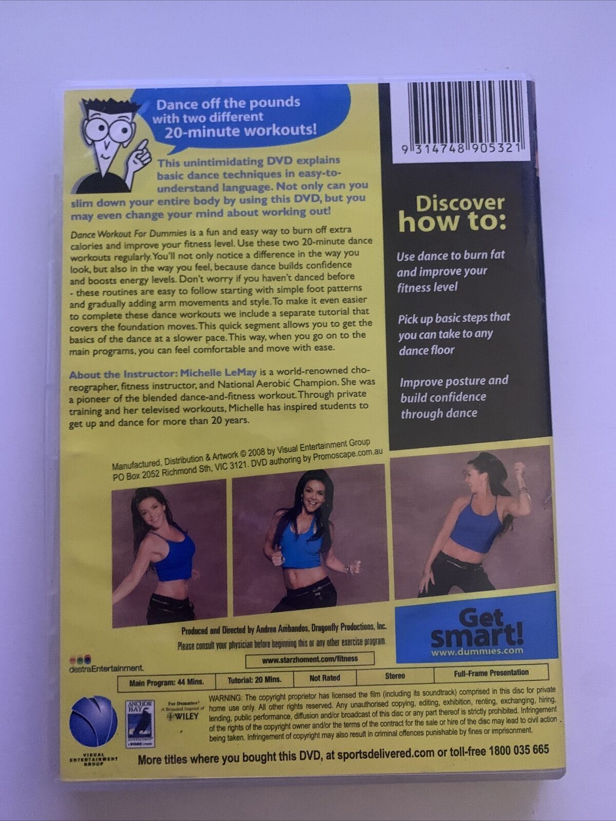 Dance Workout For Dummies (DVD) All Regions