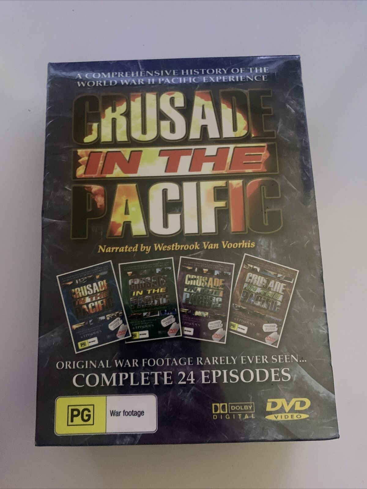 *New Sealed* Crusade In The Pacific WWII Box Set (DVD) War Documentary