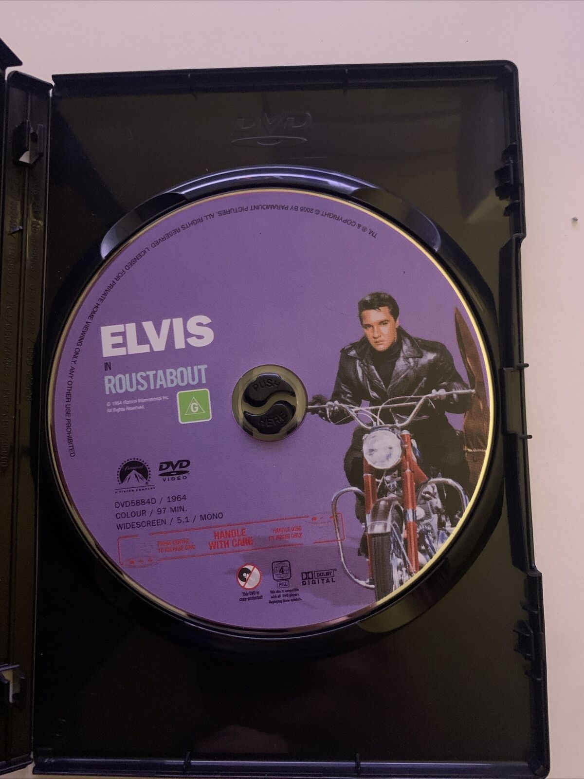 Roustabout (DVD) Elvis Presley, Barbara Stanwyck, Joan Freeman. Region 4,2