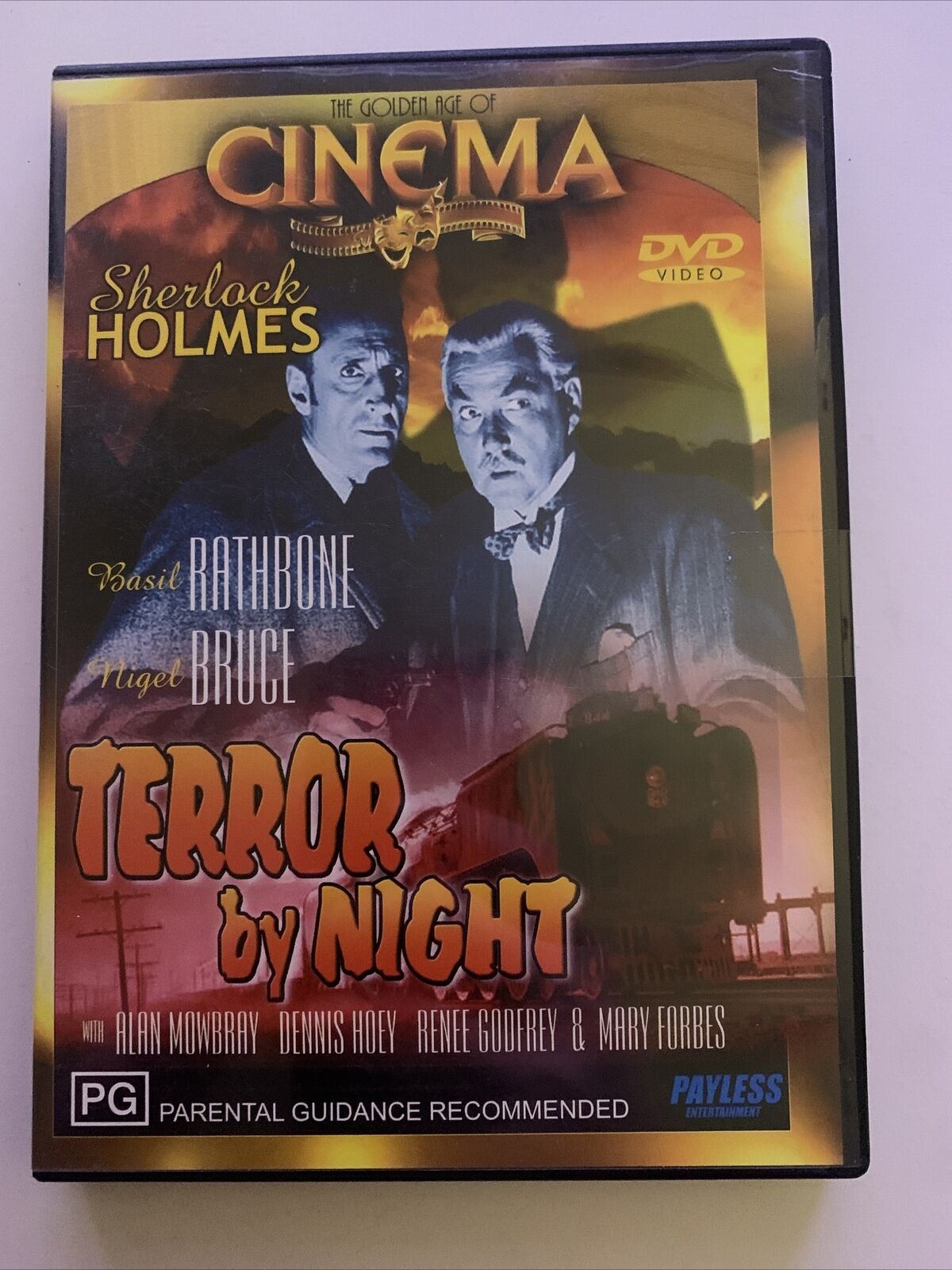 Terror By Night (DVD, 1946) Basil Rathbone, Nigel Bruce, Alan Mowbray