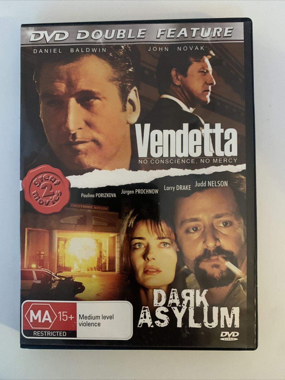 Vendetta / Dark Asylum (DVD) Region Free Paulina Porizkova, Judd Nelson