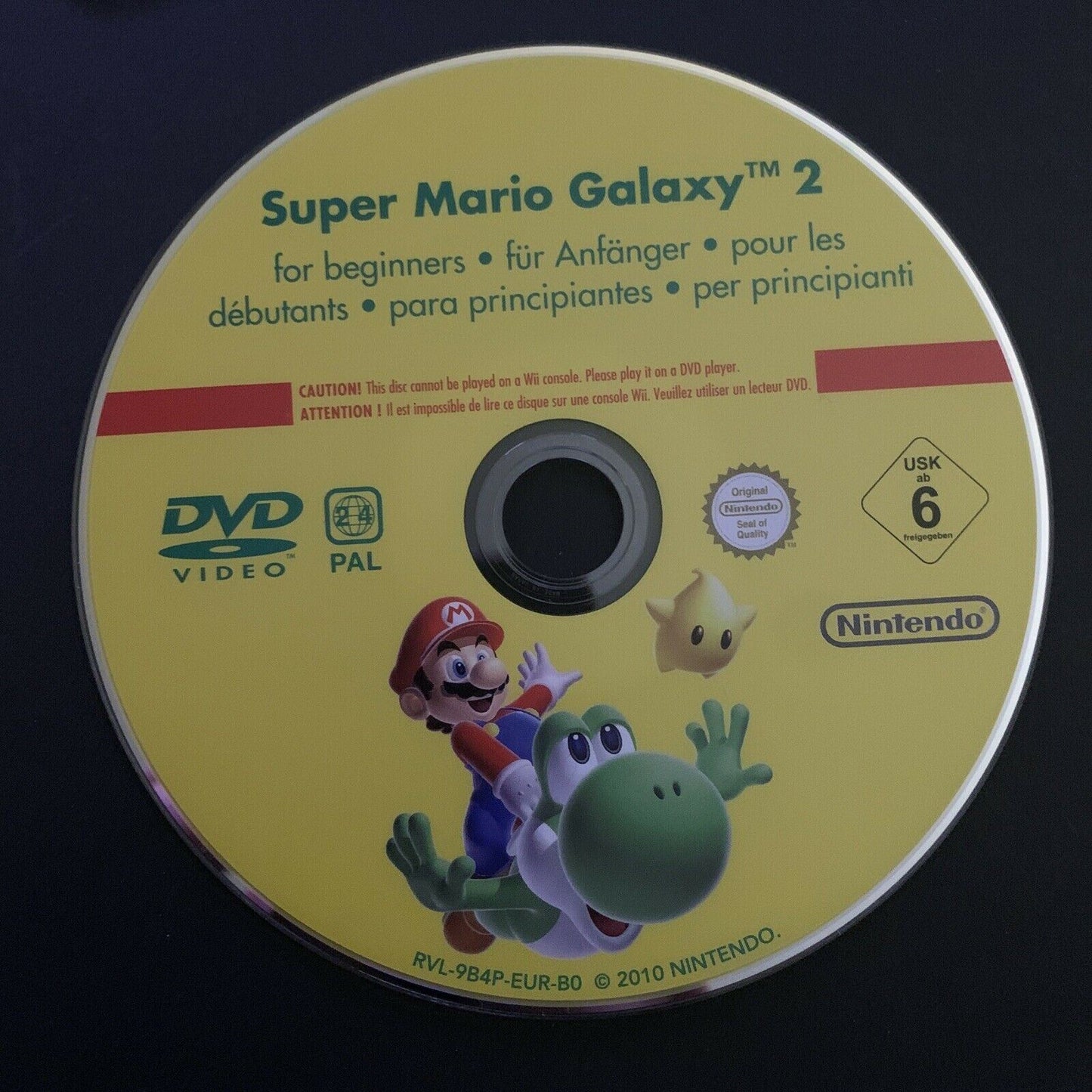 Super Mario Galaxy 2 - Nintendo Wii PAL Game with Tutorial DVD