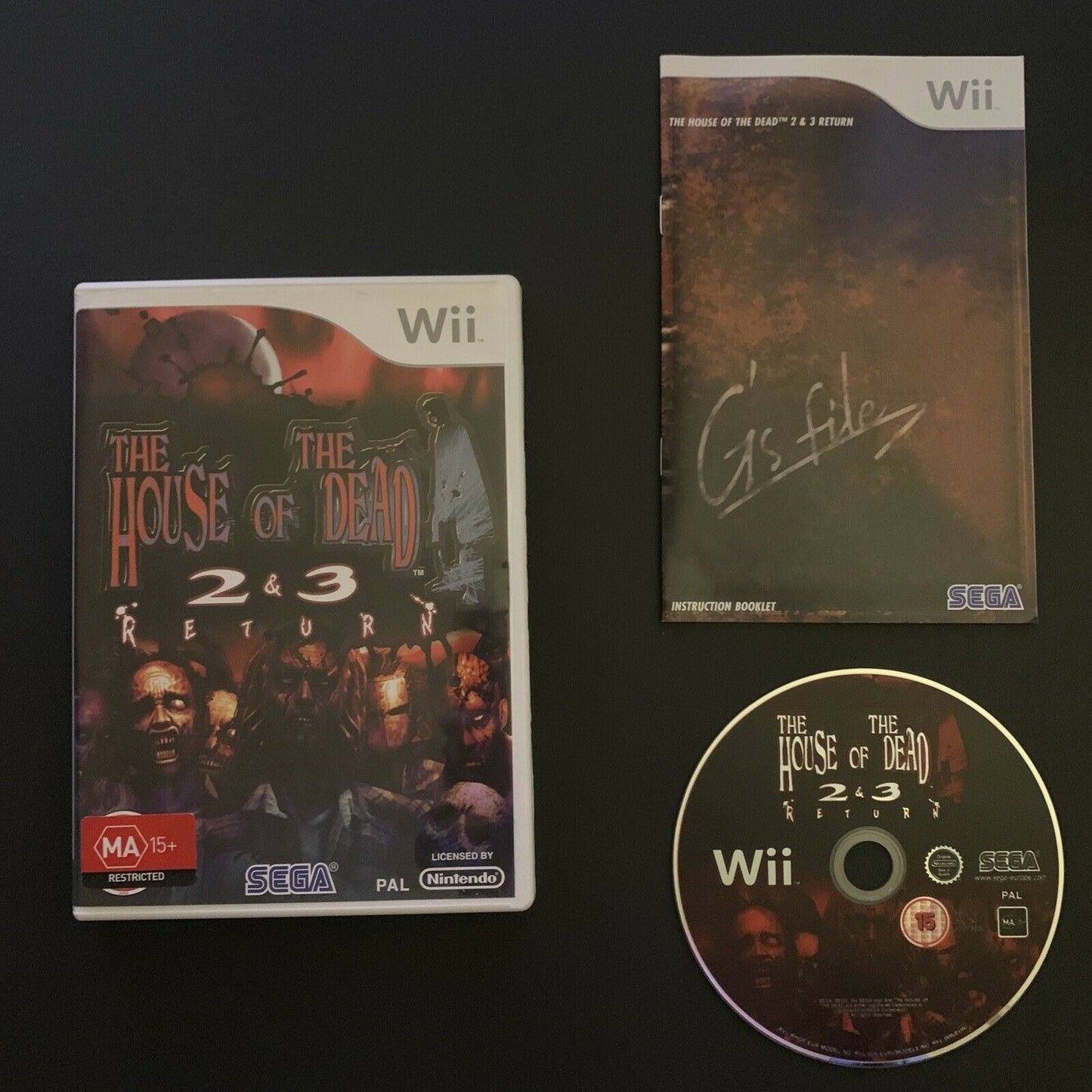 The House Of The Dead 2 & 3 Return - Nintendo Wii PAL Game