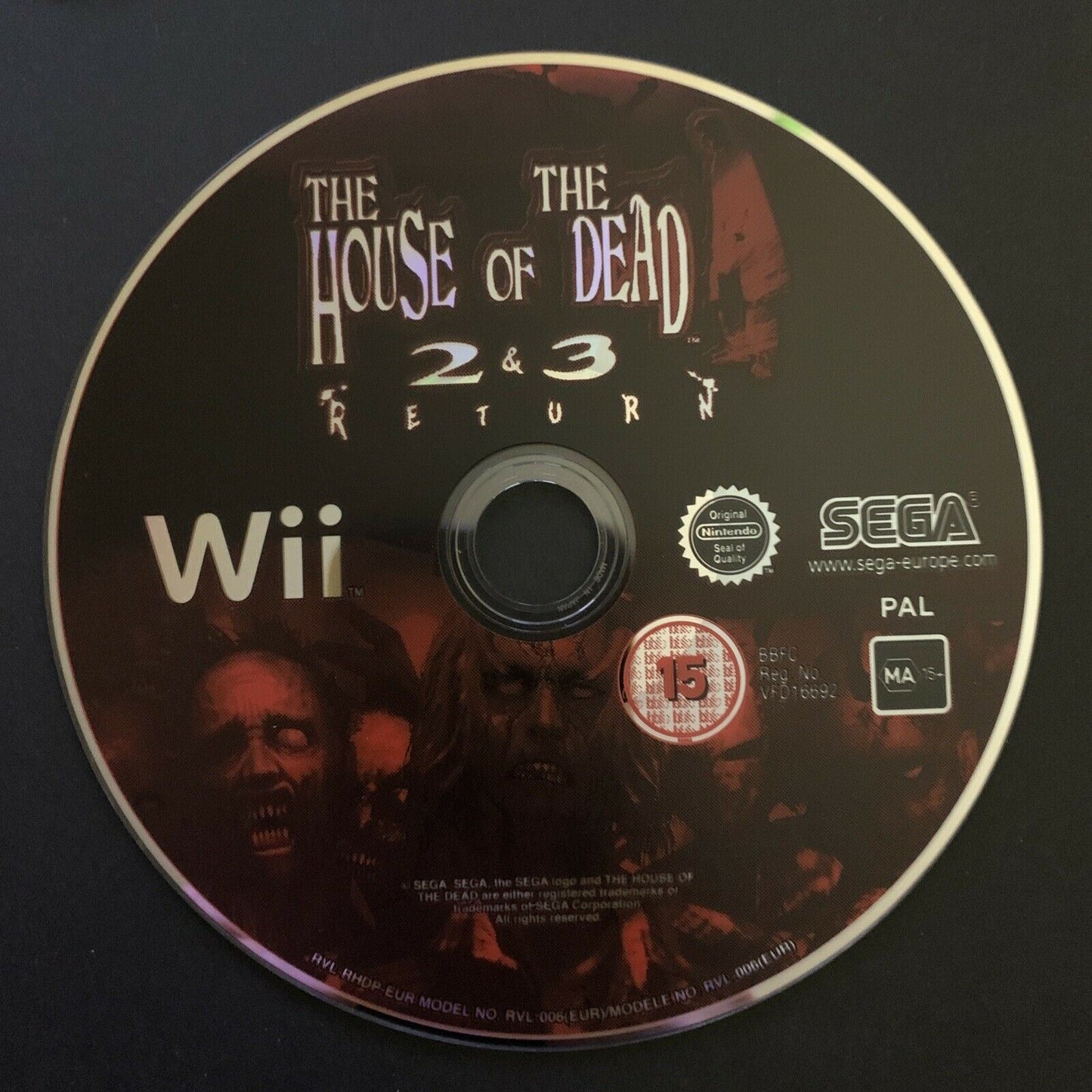 The House Of The Dead 2 & 3 Return - Nintendo Wii PAL Game