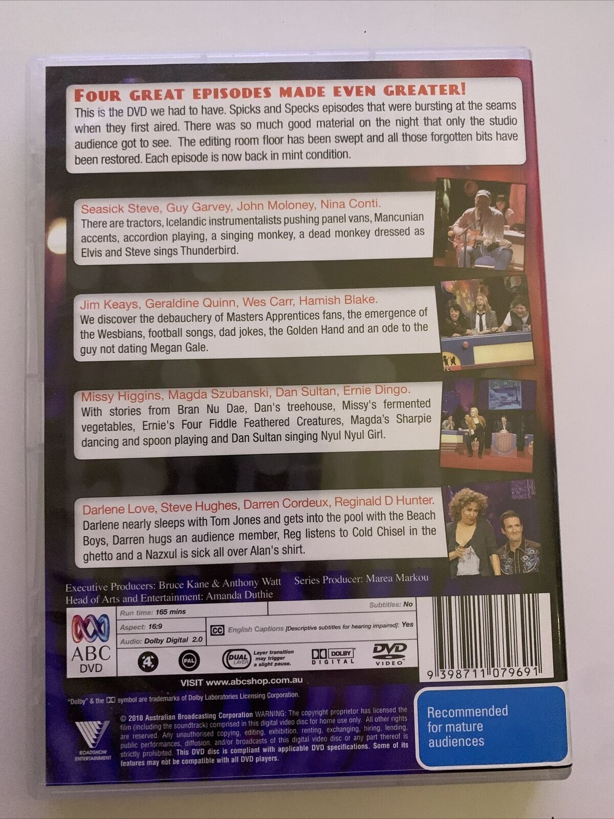 Spicks And Specks - The Remixes (DVD) Comedy. All Regions. – Retro Unit