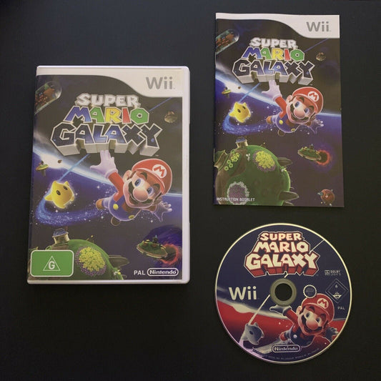 Super Mario Galaxy - Nintendo Wii PAL Game 2007