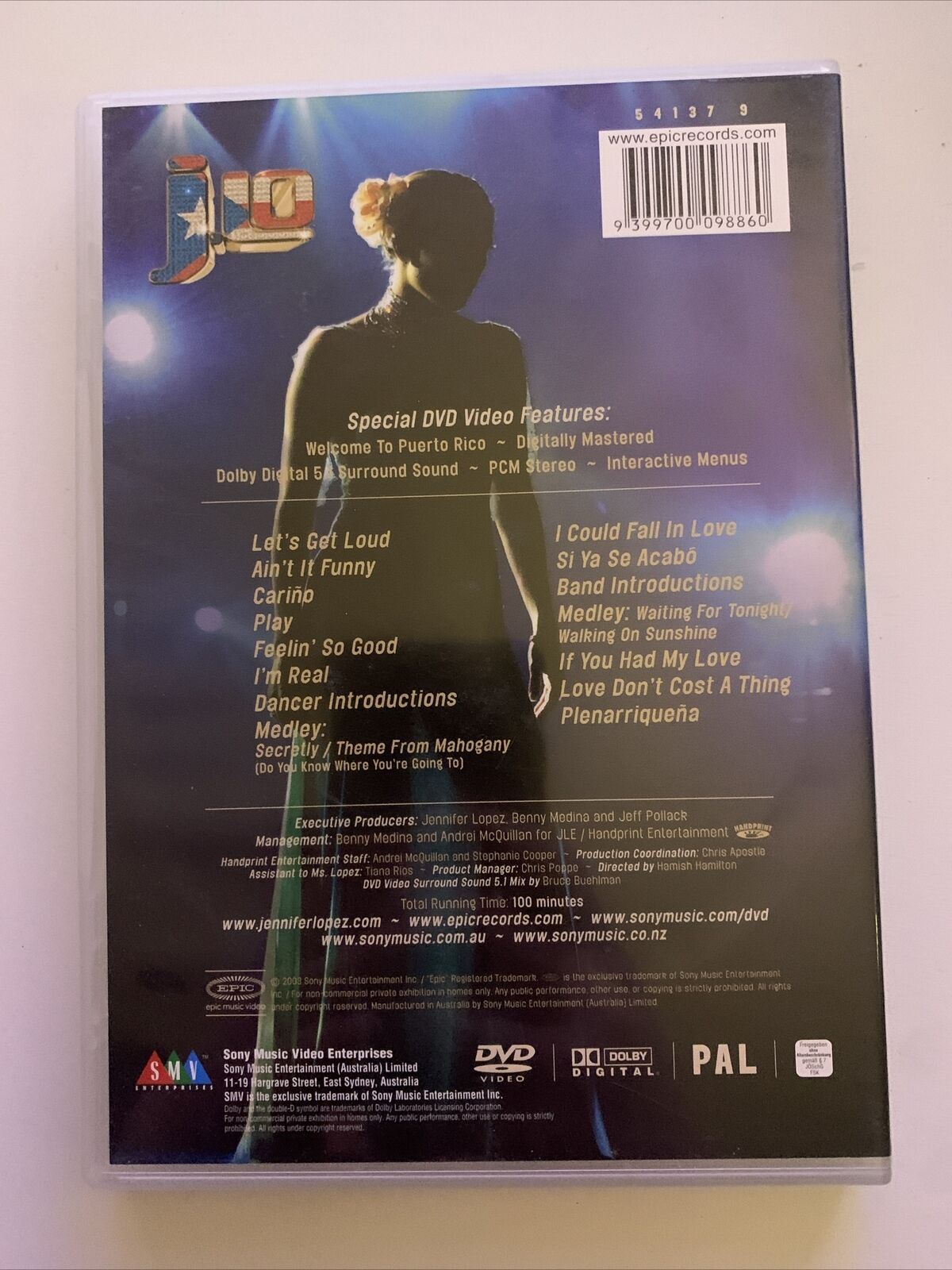 Jennifer Lopez - Let's Get Loud (DVD)