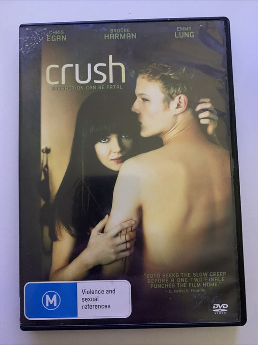 Crush (DVD, 2009) Aussie Horror Film. Christopher Egan, Brooke Harman. Region 4