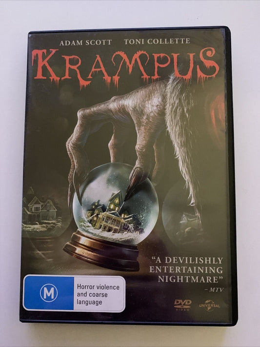 Krampus (DVD, 2015) Adam Scott, Toni Collette. Region 4&2