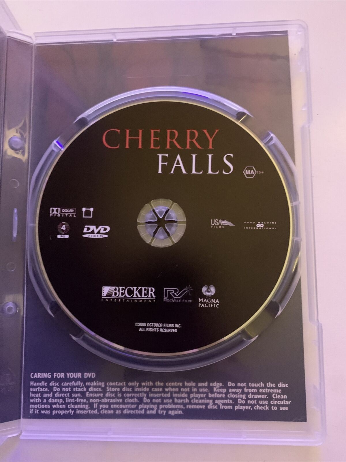 Cherry Falls (DVD, 2000) Brittany Murphy, Michael Biehn. Horror Film. Region 4