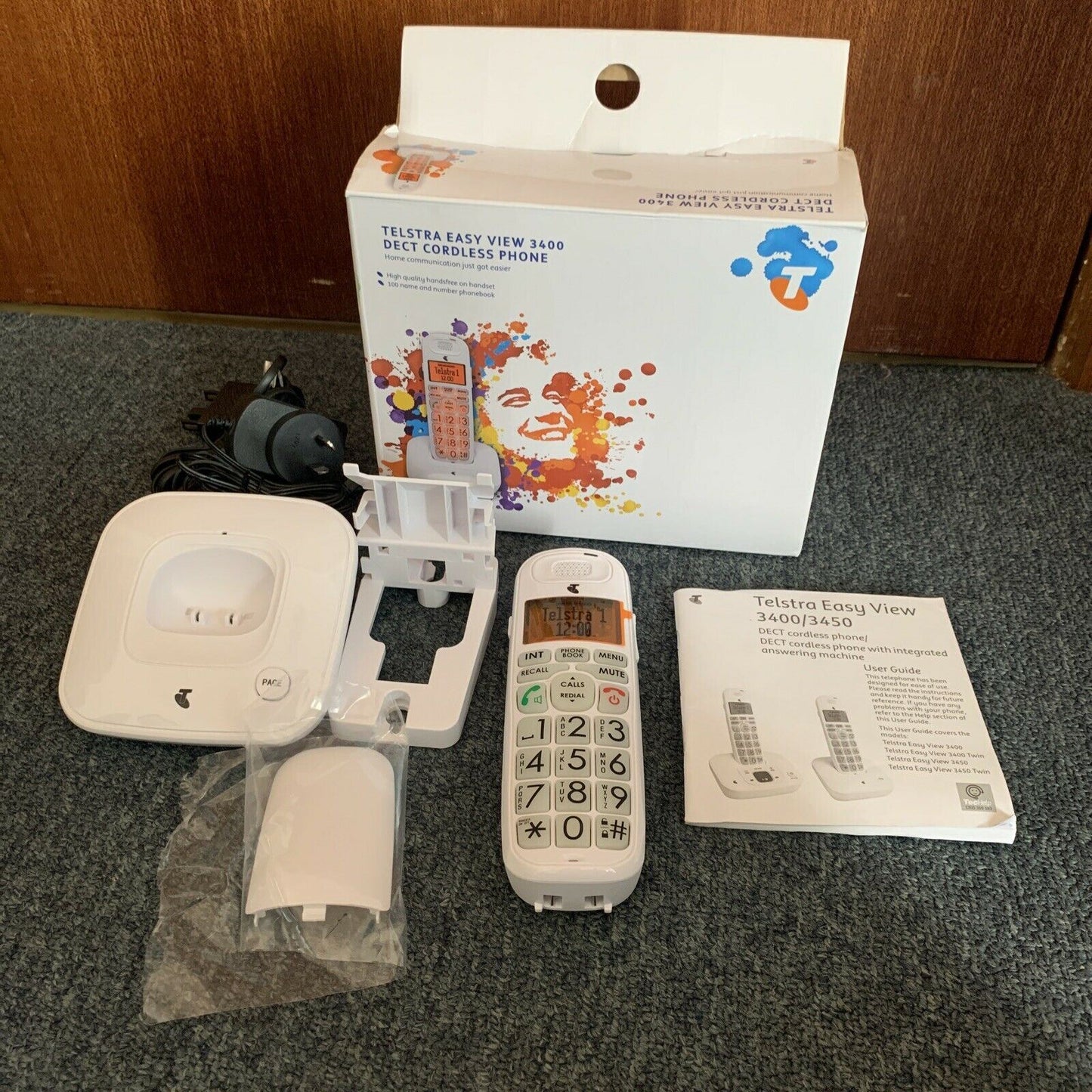 Telstra Easy View 3400 DECT Cordless Phone