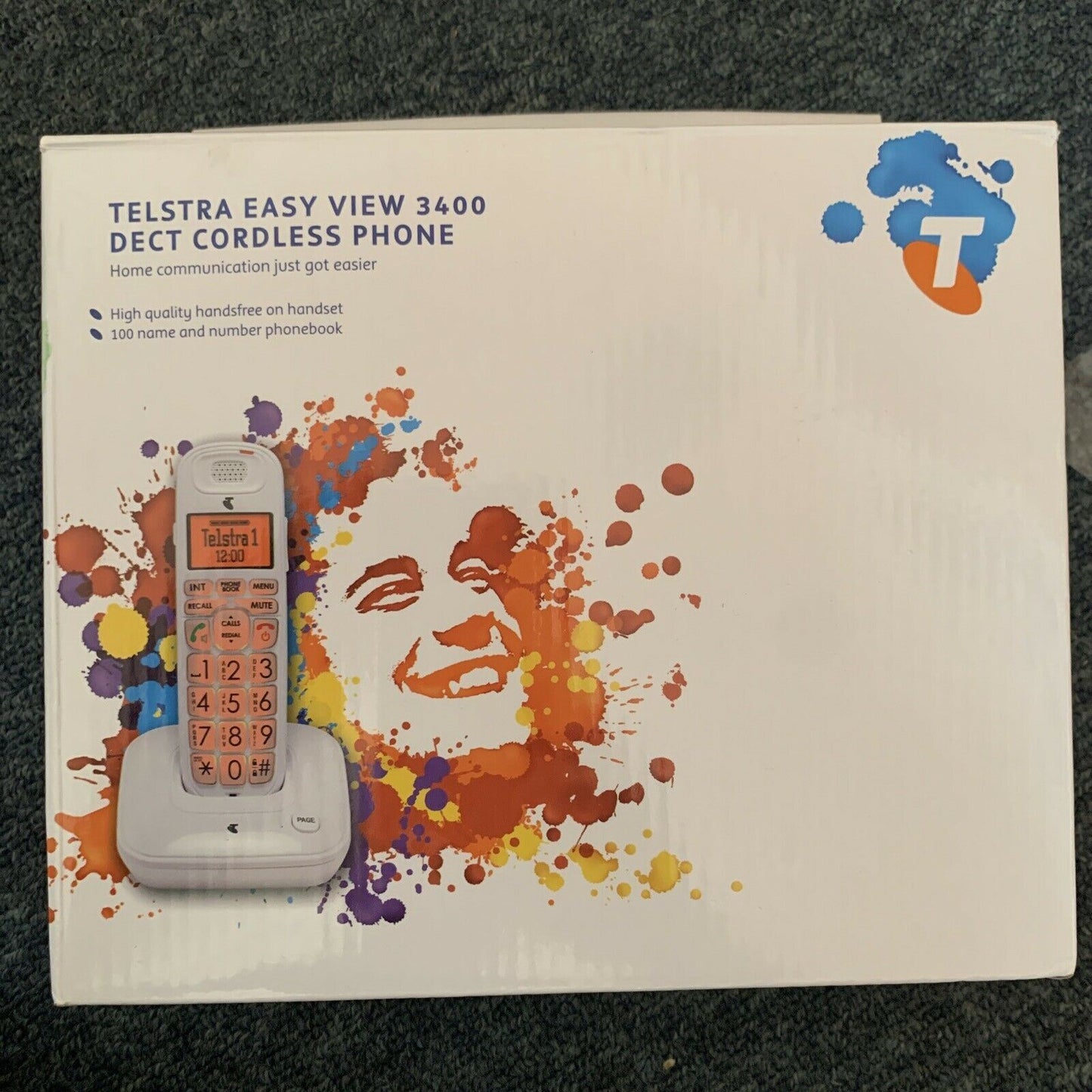 Telstra Easy View 3400 DECT Cordless Phone