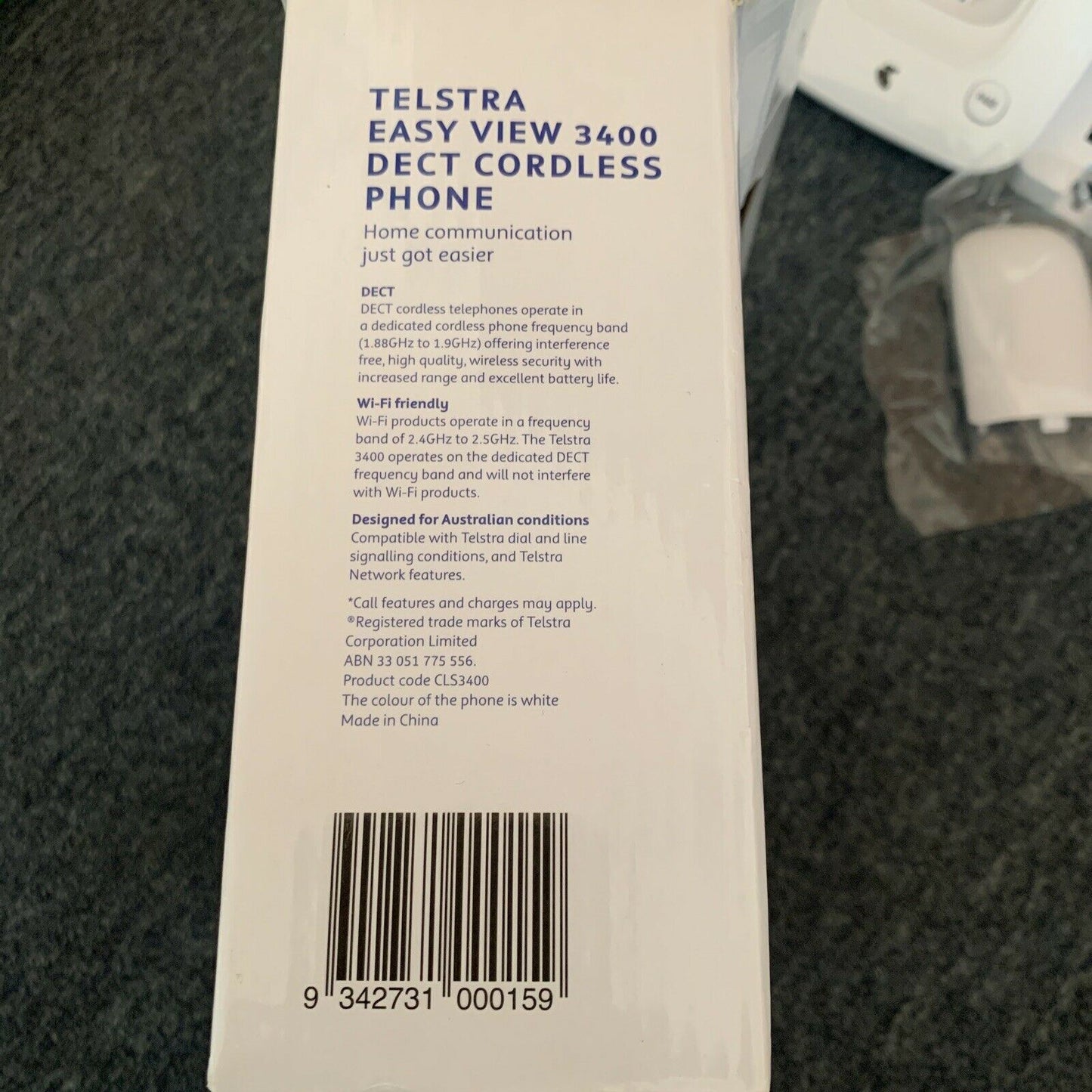 Telstra Easy View 3400 DECT Cordless Phone