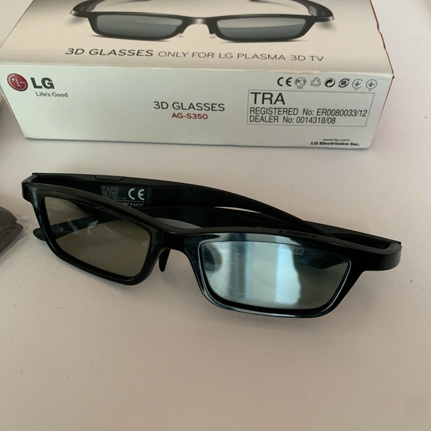 LG Active 3D Shutter Glasses AG-S350