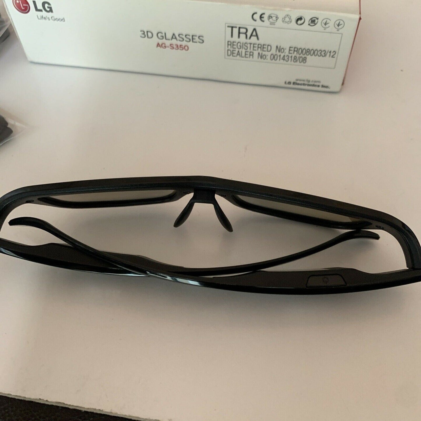LG Active 3D Shutter Glasses AG-S350