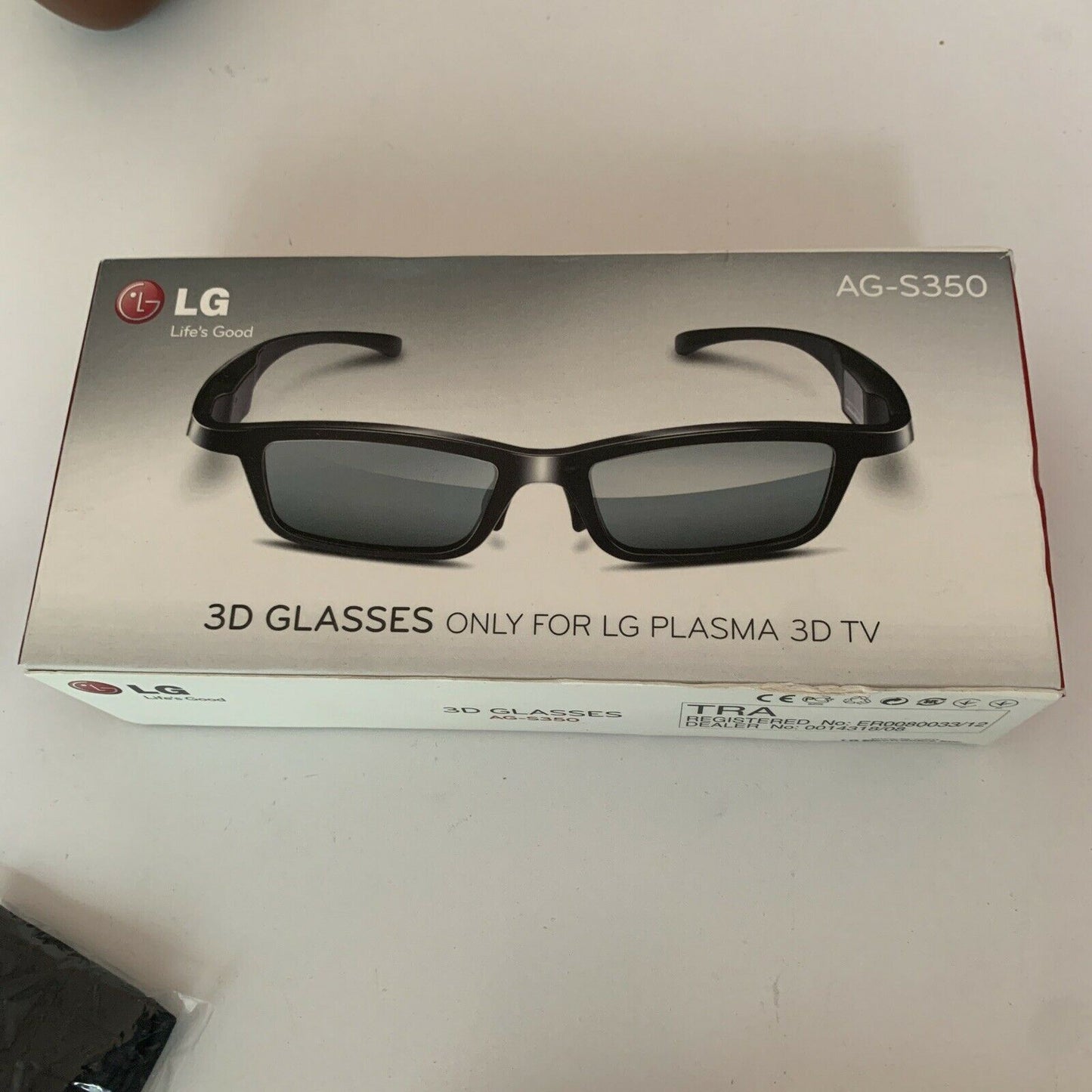 LG Active 3D Shutter Glasses AG-S350