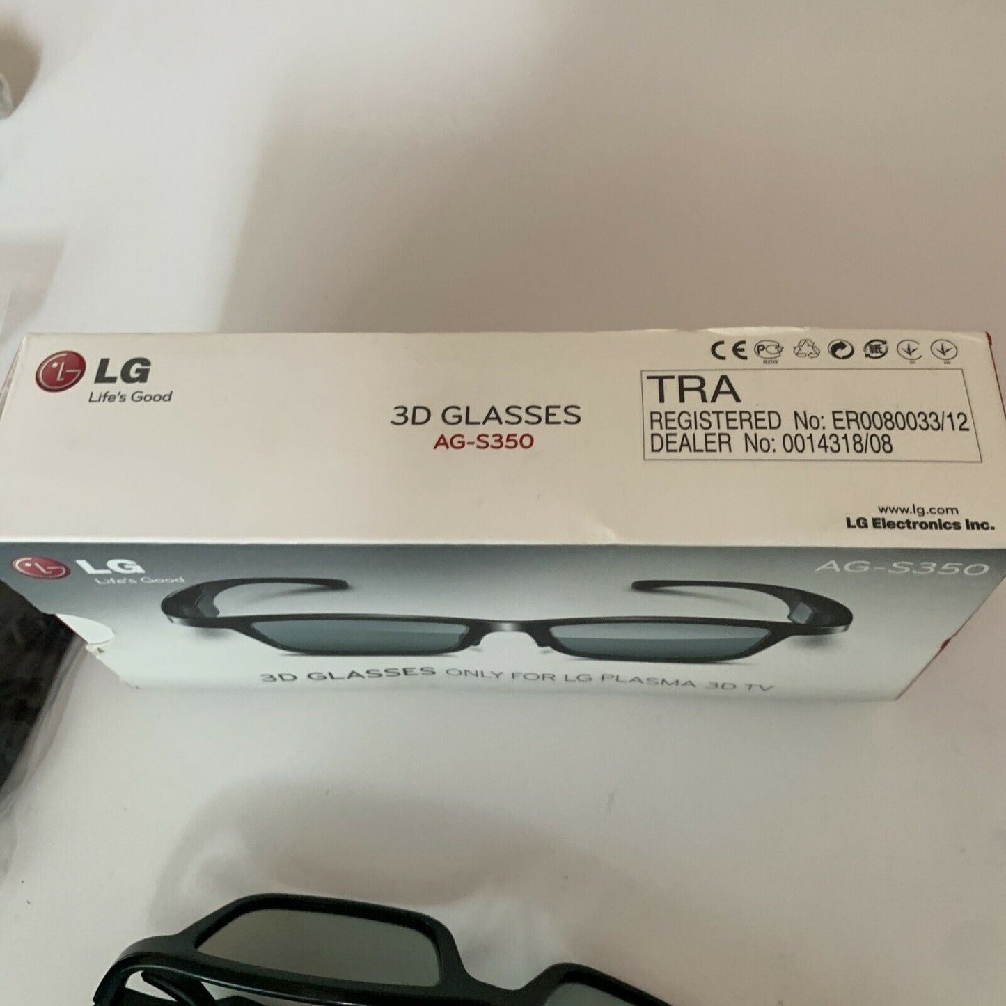 LG Active 3D Shutter Glasses AG-S350