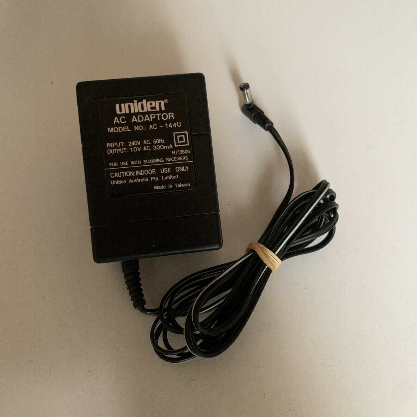 Genuine Uniden AC Adapter AC-144U Power Supply Output: 10V AC 300mA