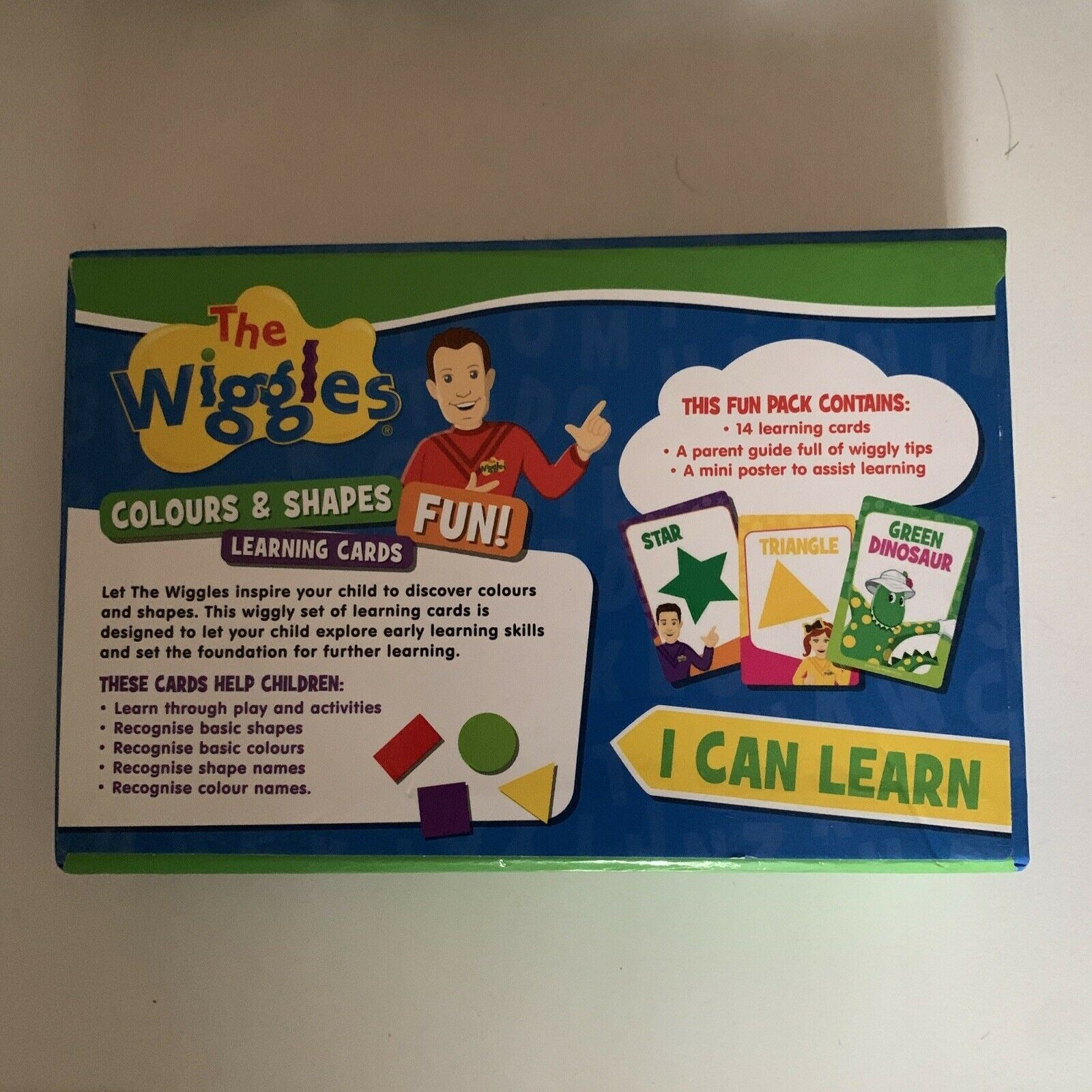 The Wiggles Colours Shapes Fun Learning Cards Retro Unit The Wiggles Colours Shapes Fun Learning Cards Retro Unit