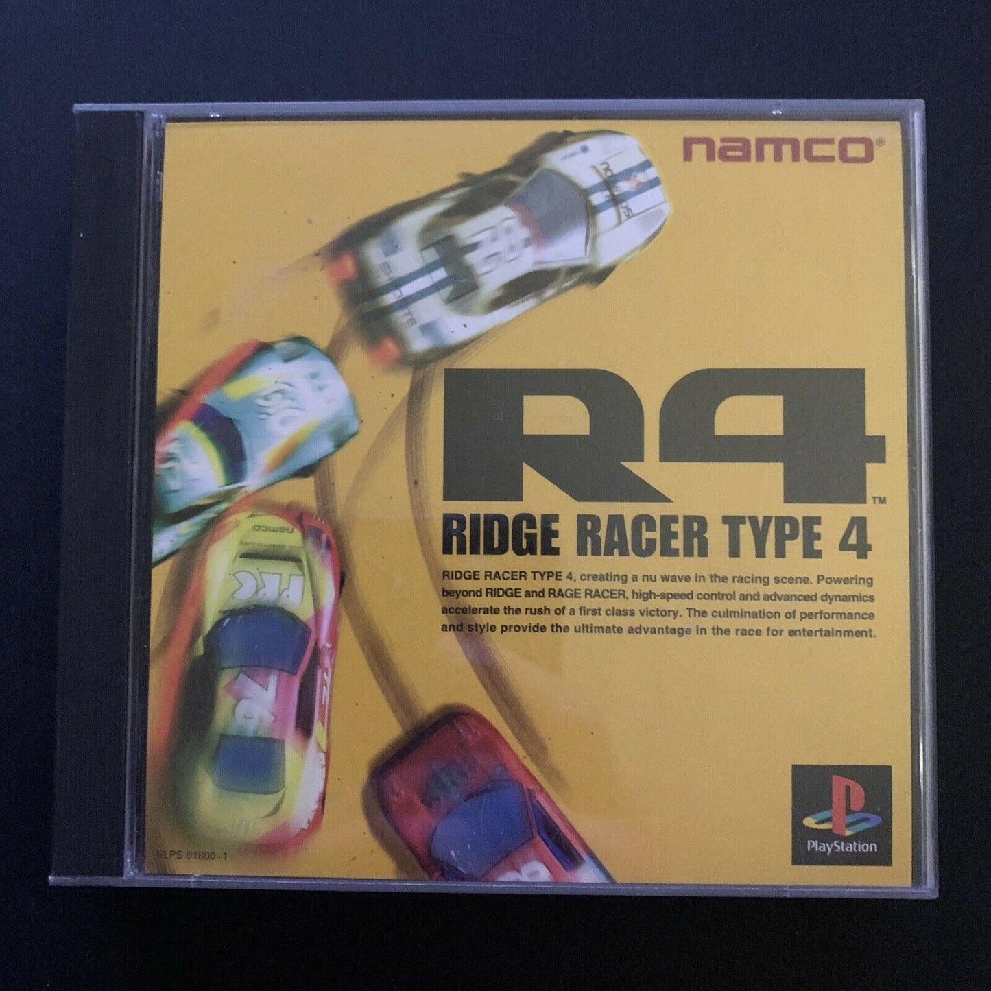 R4 Ridge Racer Type 4 - PlayStation PS1 NTSC-J Japan NAMCO Racing Game