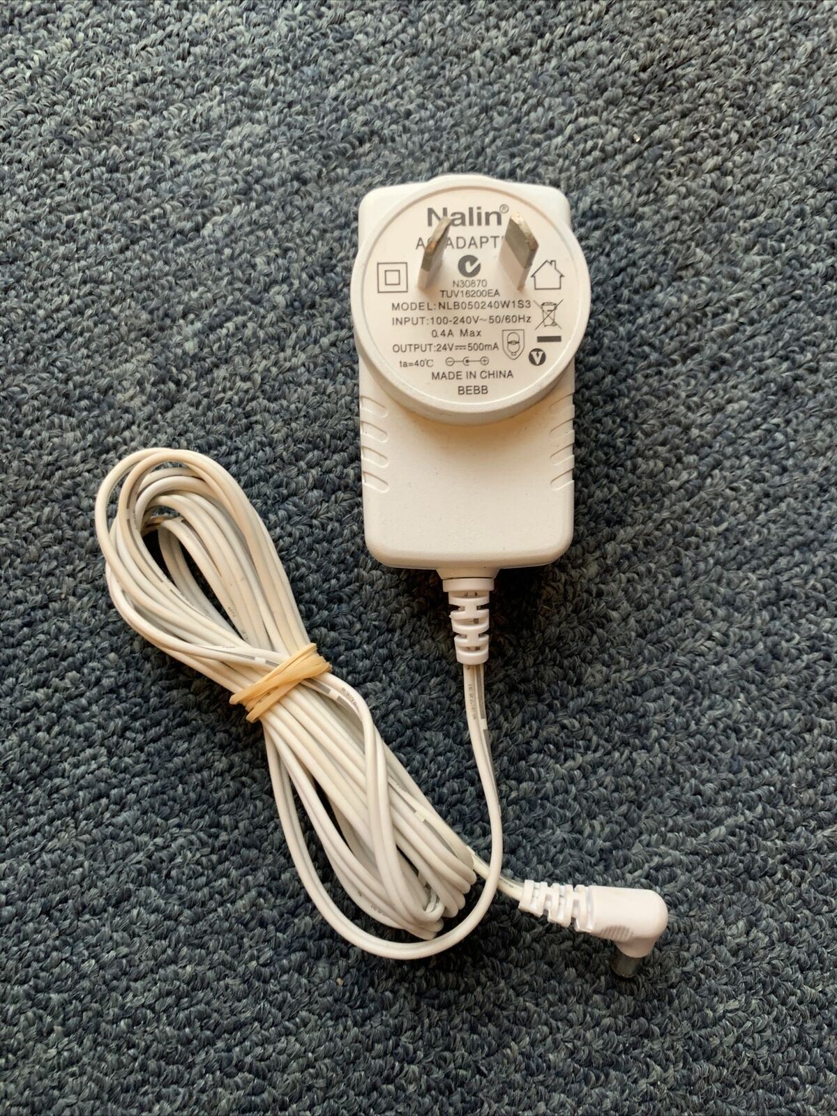 Nalin AC Adapter NLB050240W1S3 Power Supply 24V 500mA