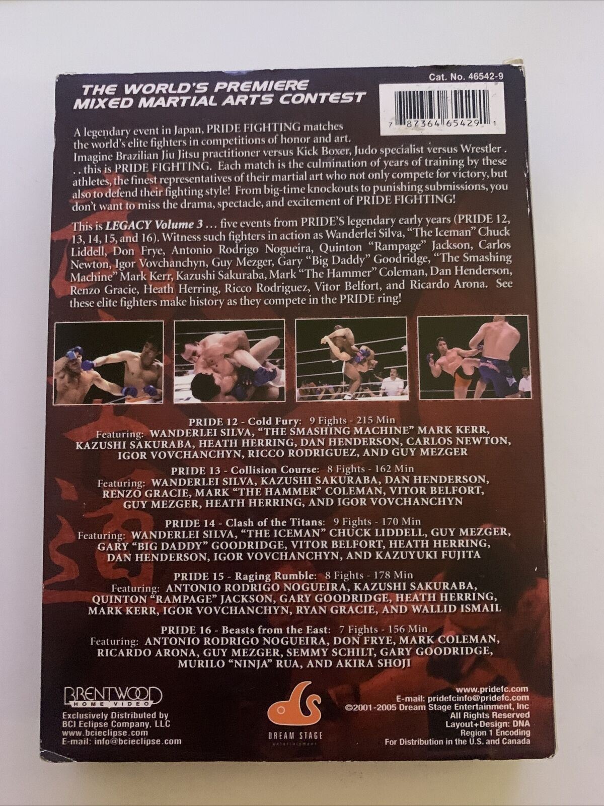 Pride FC Fighting Championships: Pride 12-16 Legendary Early Years (DVD) Box Set