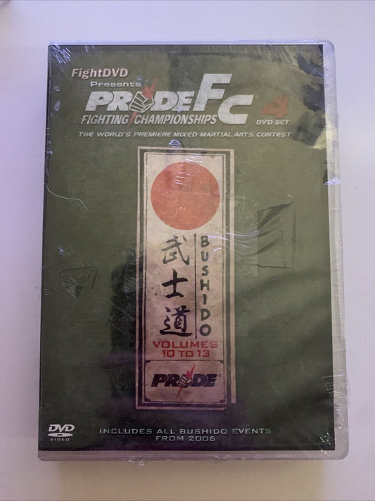 *New* Pride FC Fighting Championships: Bushido Volume 10 - 13 (DVD) Region Free