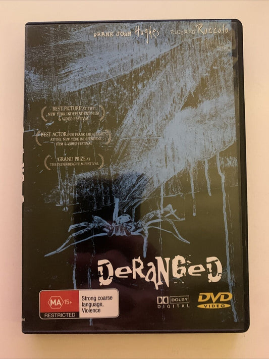Deranged (DVD, 2001) Frank John Hughes, Richard Ruccolo. Region Free