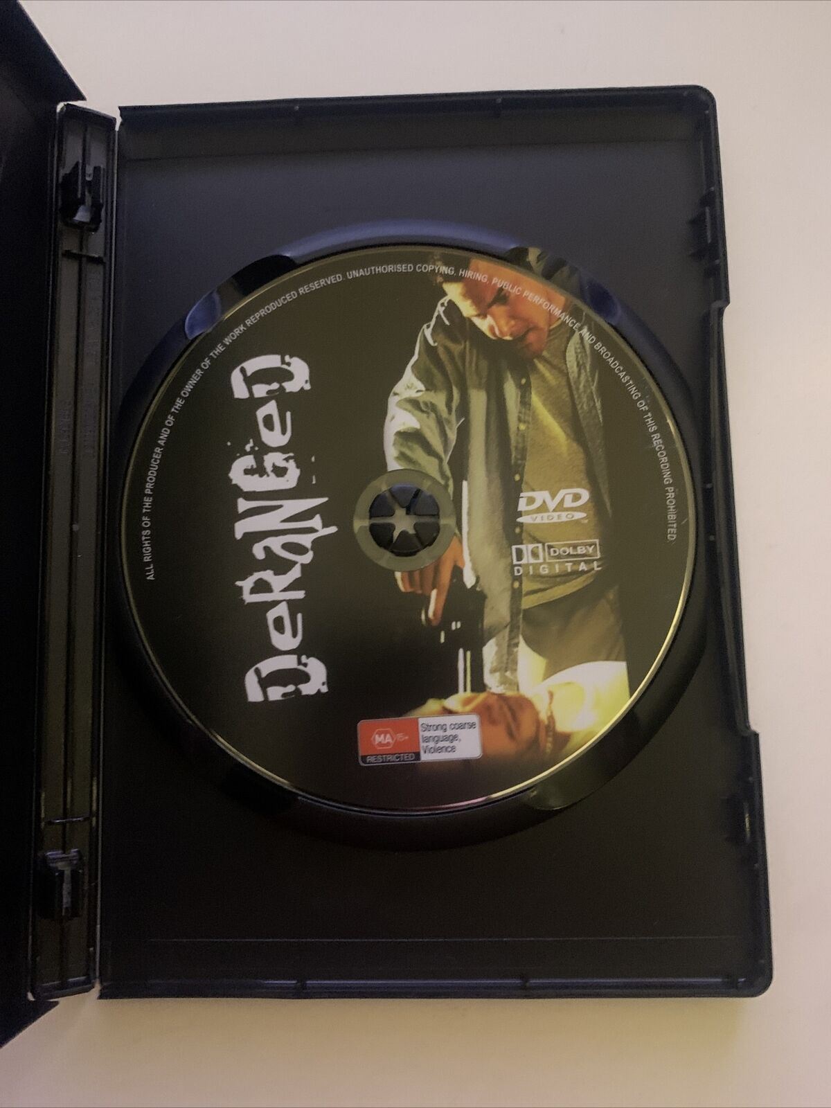 Deranged (DVD, 2001) Frank John Hughes, Richard Ruccolo. Region Free