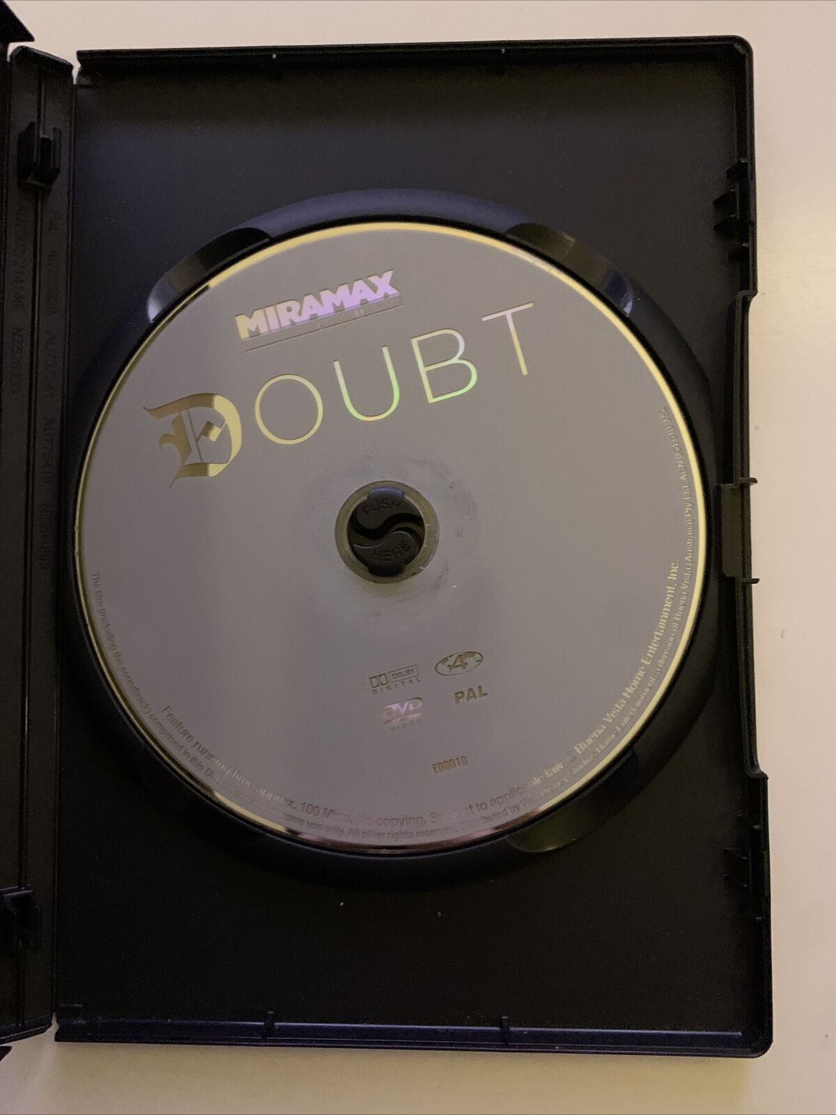 Doubt (DVD, 2008) Meryl Streep, Philip Seymour Hoffman, Amy Adams. Region 4,2