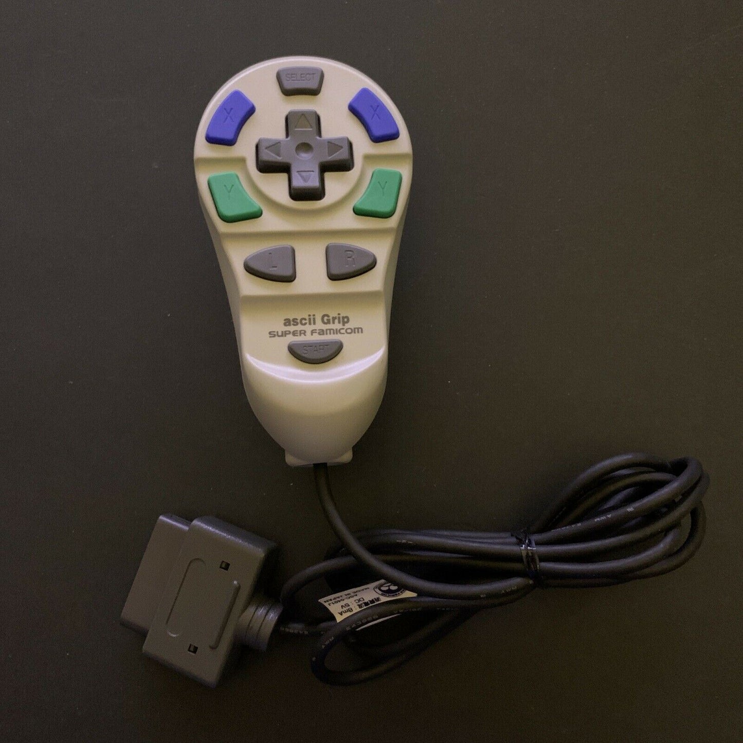 RARE!! Ascii Grip One Handed Controller - Super Nintendo SNES SFC ASC-0401J