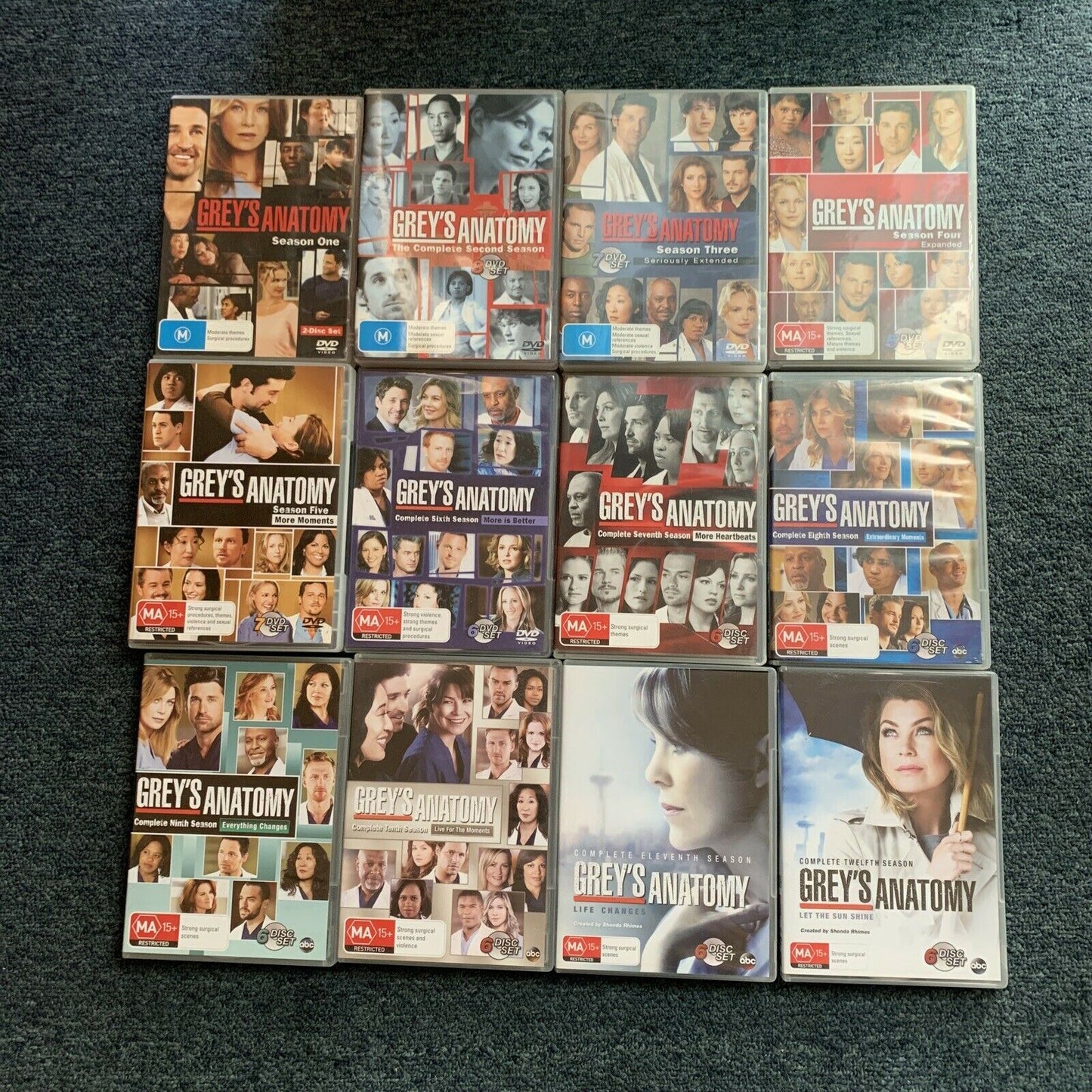 Greys Anatomy: The Complete Season 1 - 12 DVD Box Set Region 4