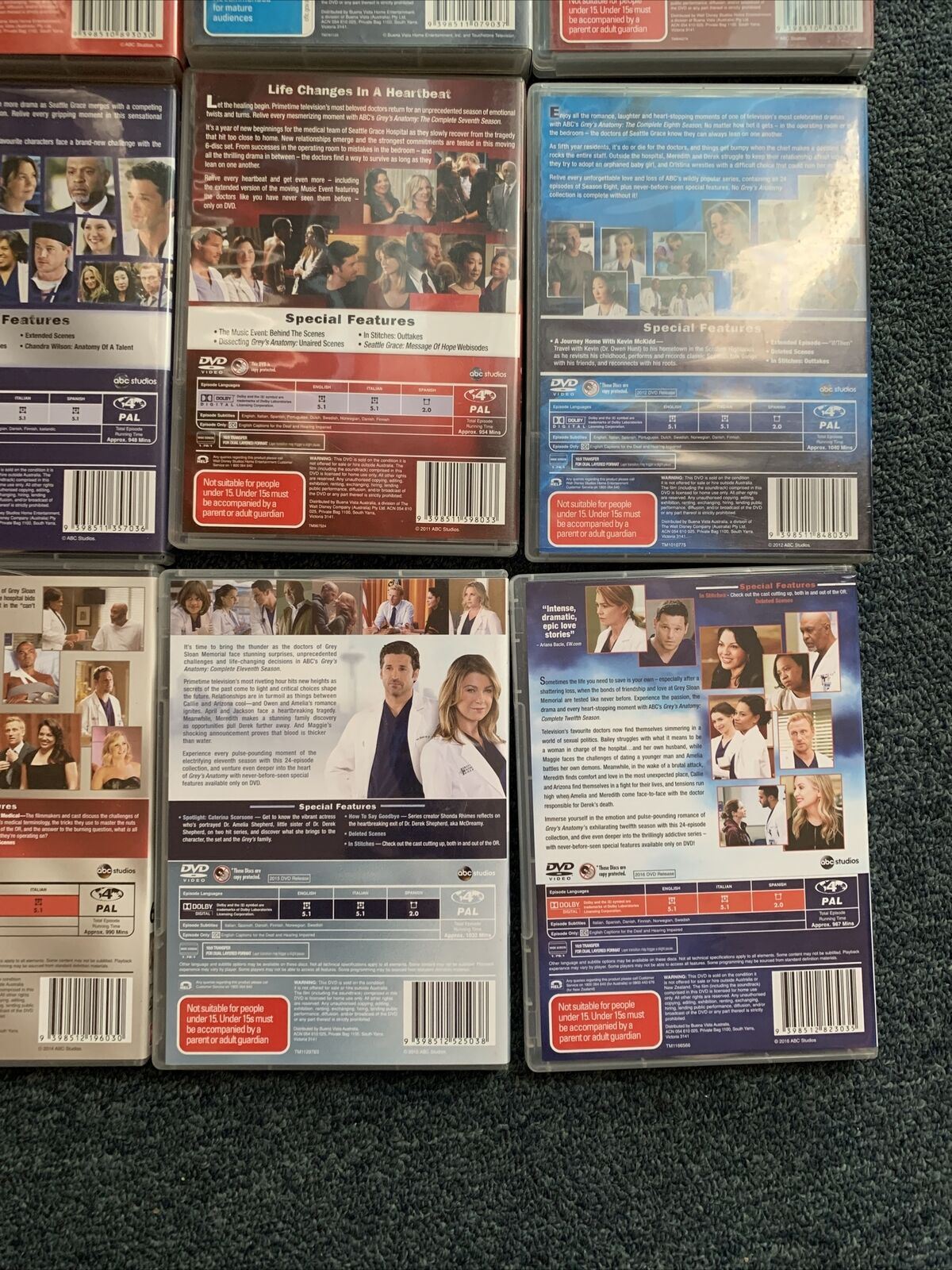 Greys Anatomy: The Complete Season 1 - 12 DVD Box Set Region 4