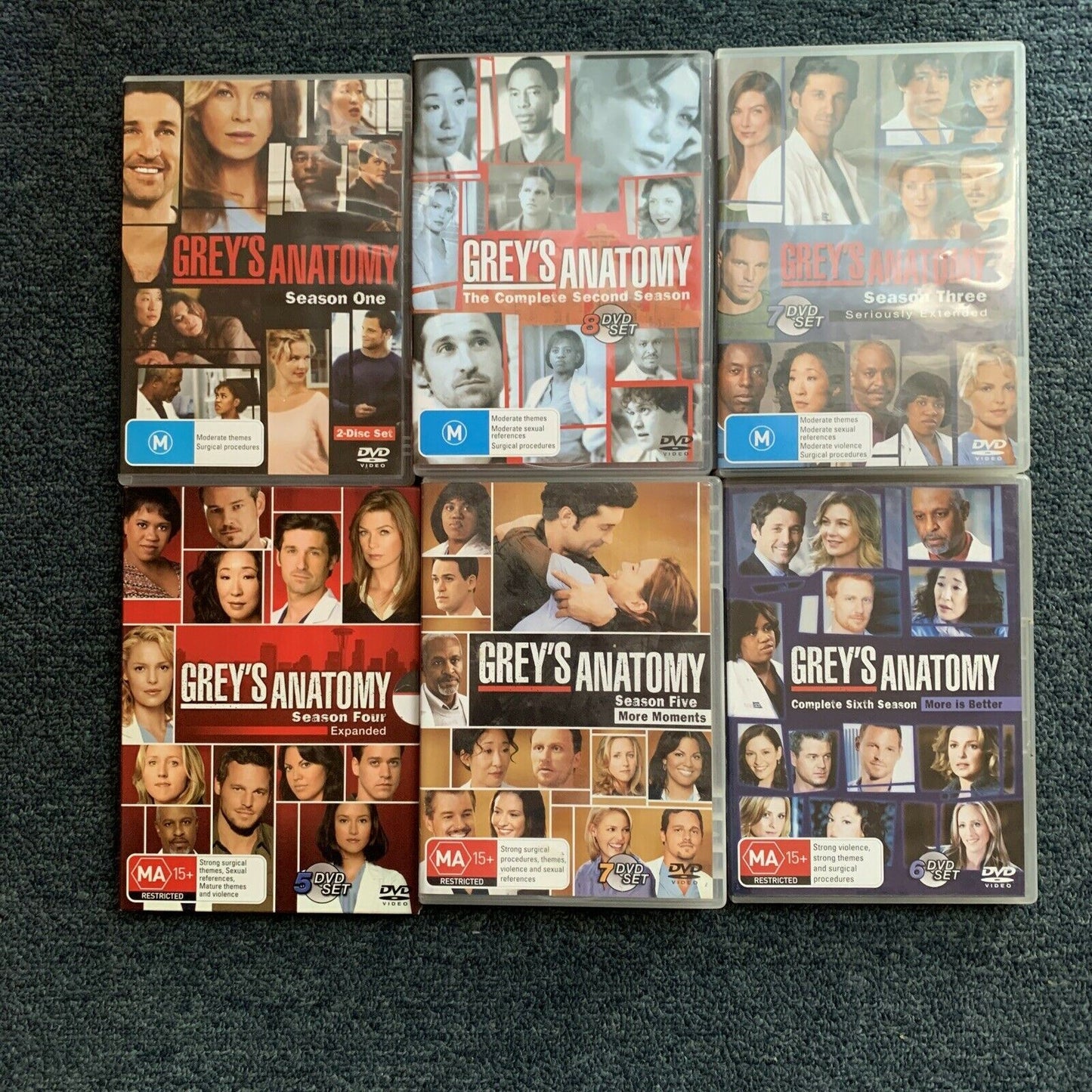 Grey's Anatomy: The Complete Season 1-6 DVD Region 4