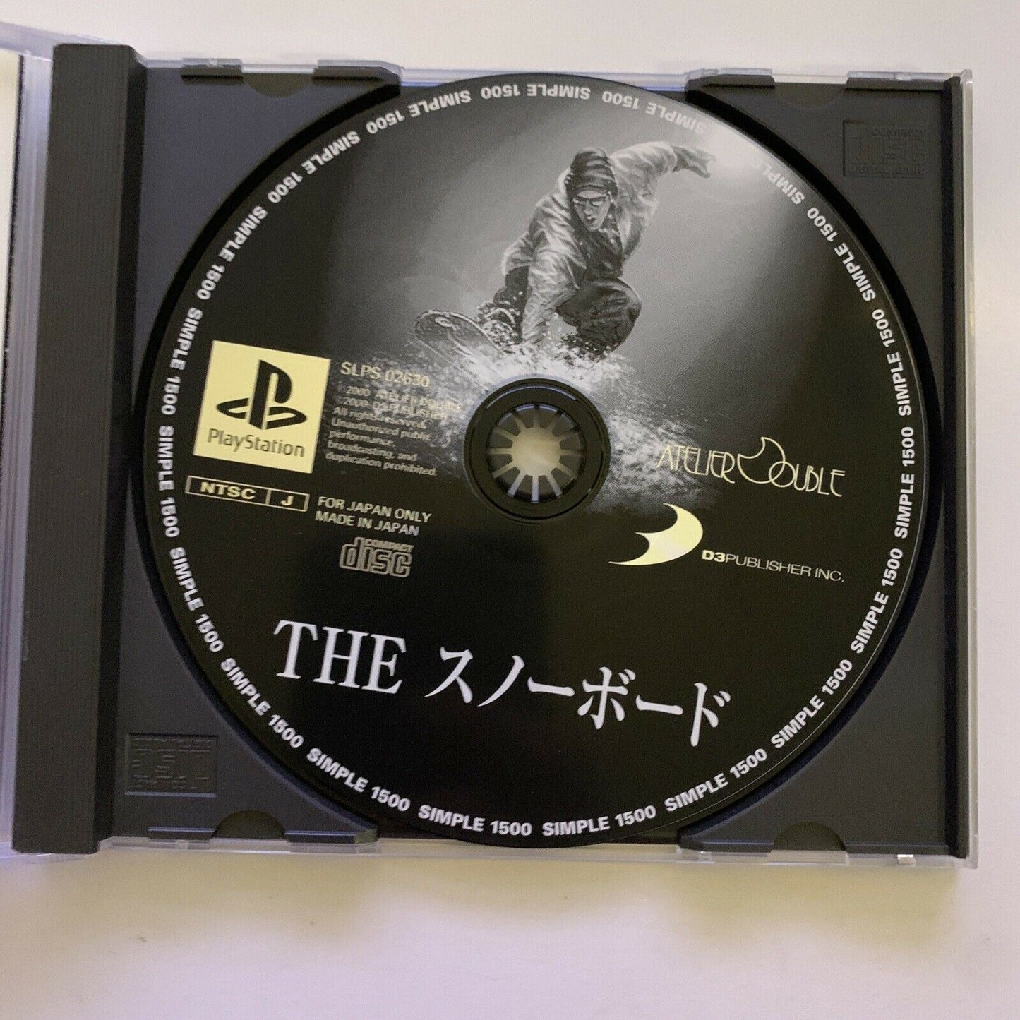 The Snowboard - PlayStation PS1 NTSC-J Japan Snowboarding Game