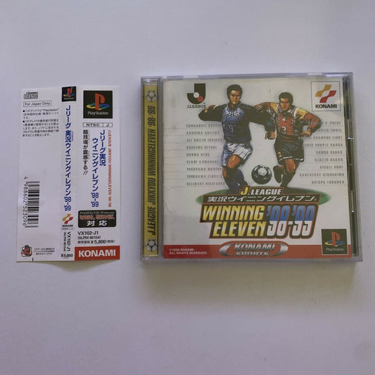 J League Winning Eleven 98-99 - PlayStation PS1 NTSC-J Japan Game