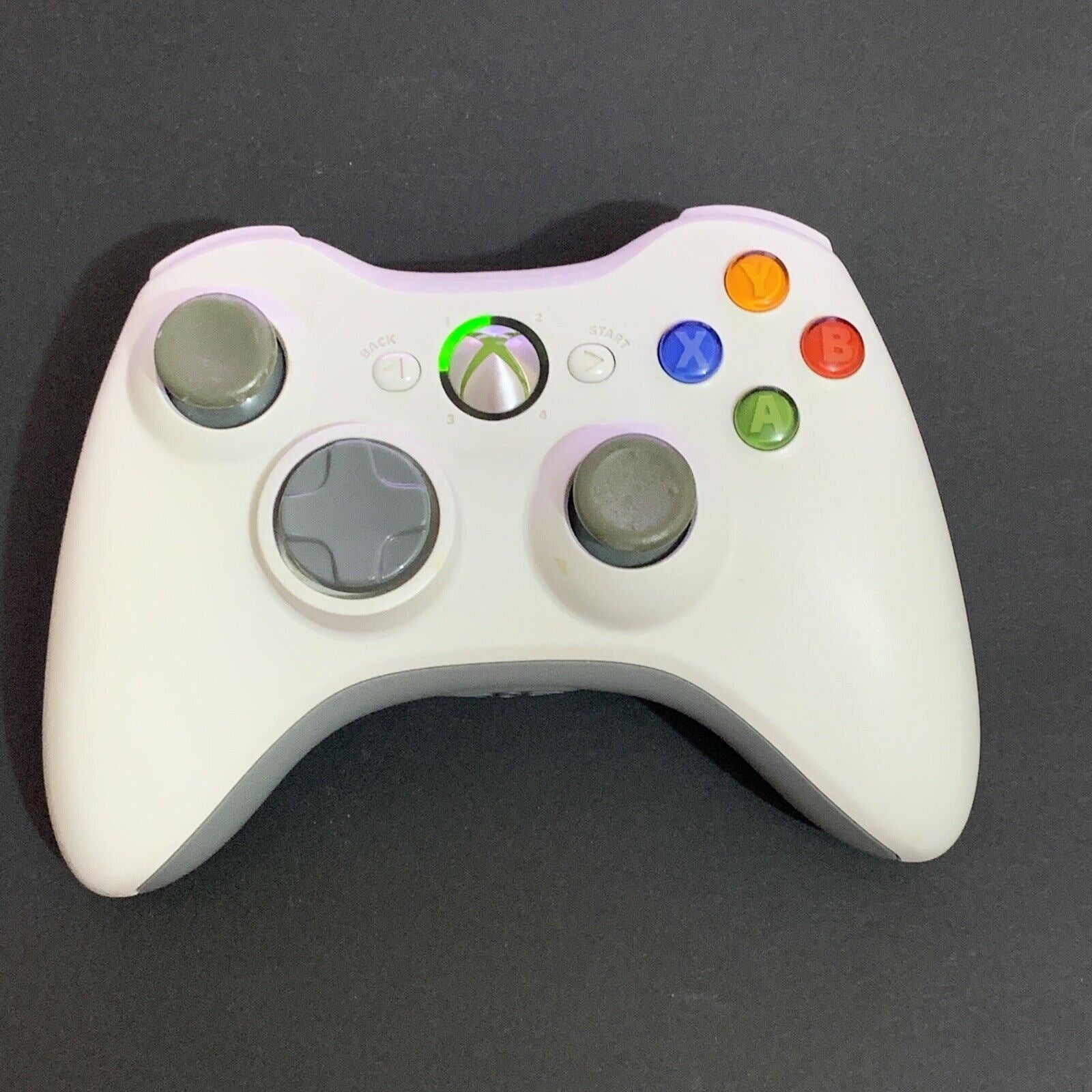 Genuine Official Microsoft Xbox 360 Wireless Controller White Retro Unit