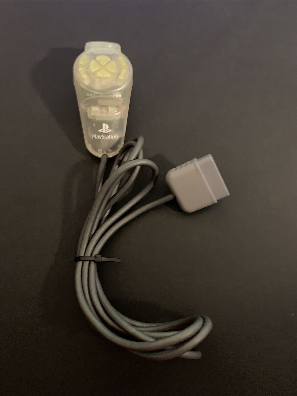 Official PlayStation HORI Grip Controller - One Handed Clear Transparent