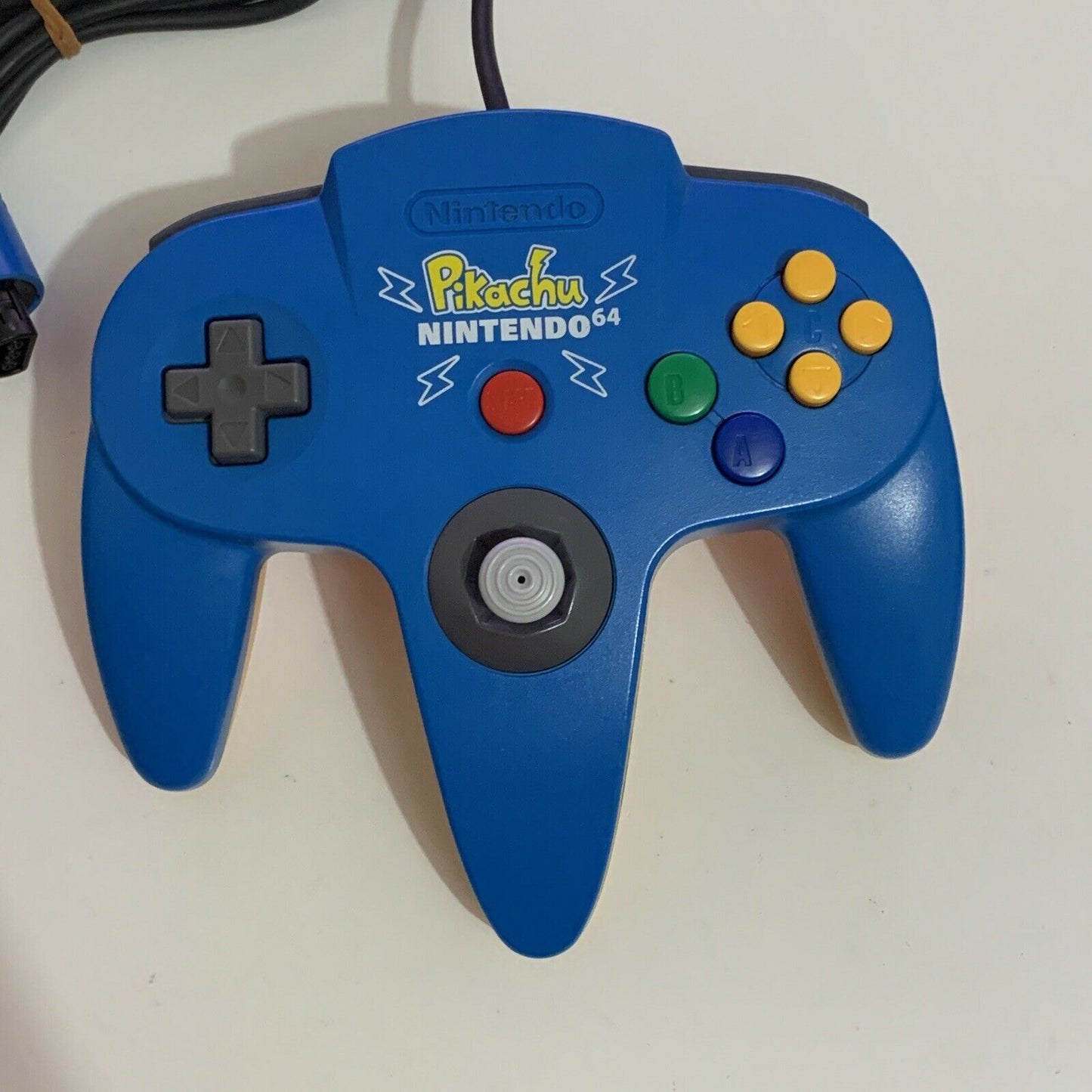 Genuine Official Nintendo 64 Pokemon Blue Yellow N64 Controller Joystick