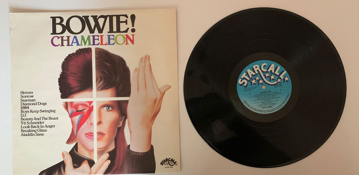 Bowie! Chameleon - Vinyl Record 1979 David Bowie Australian Release 1st edition