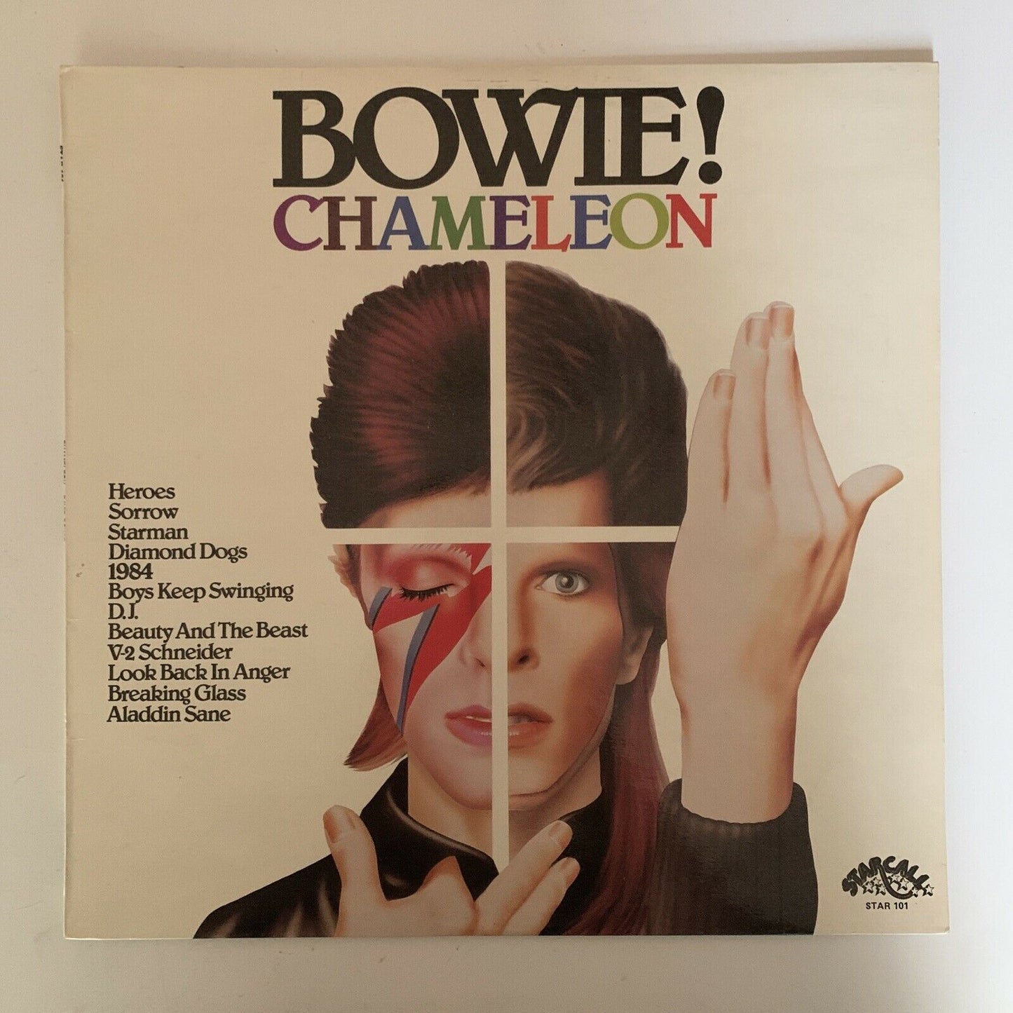 Bowie! Chameleon - Vinyl Record 1979 David Bowie Australian Release 1st edition