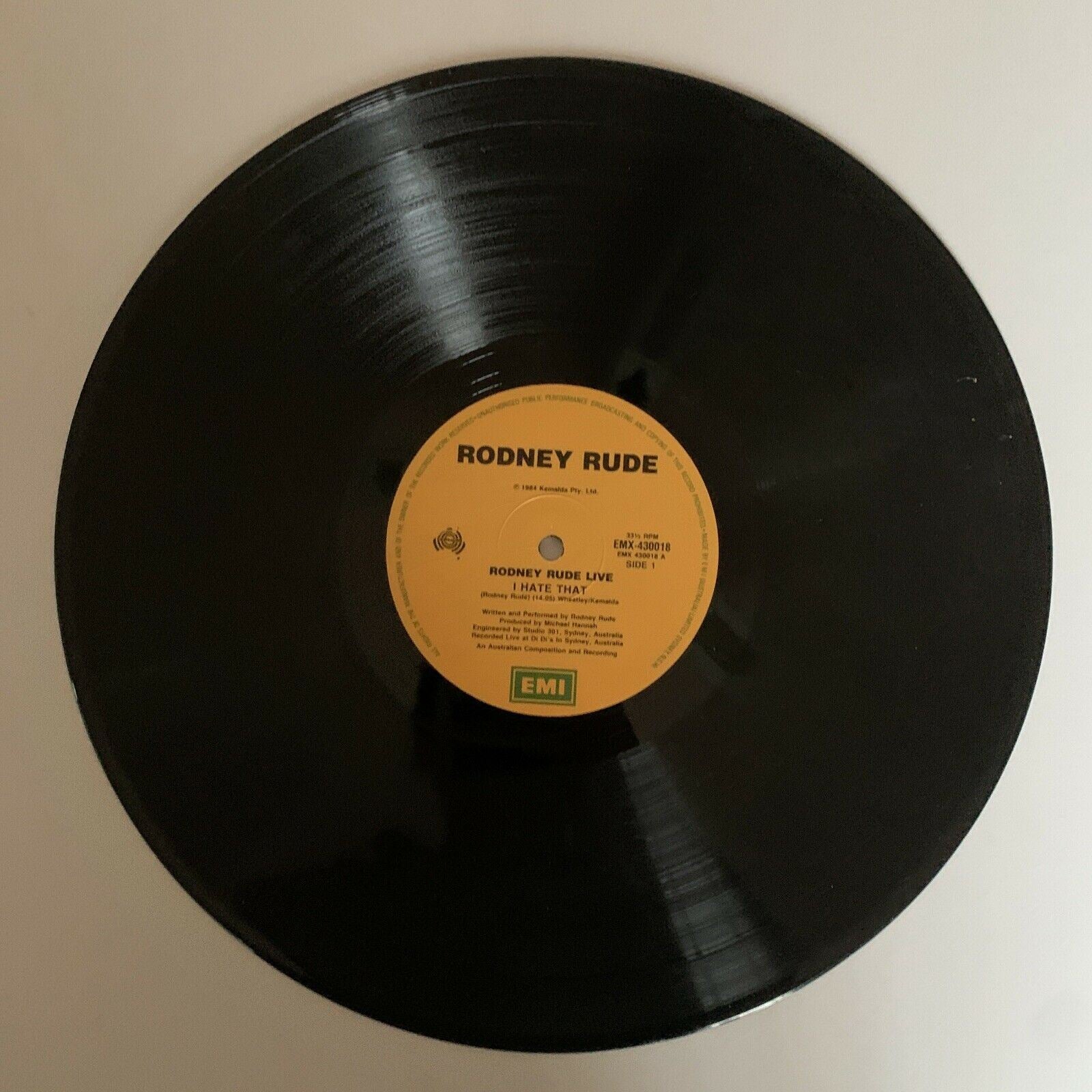 Rodney Rude - Live 1984 Vinyl – Retro Unit